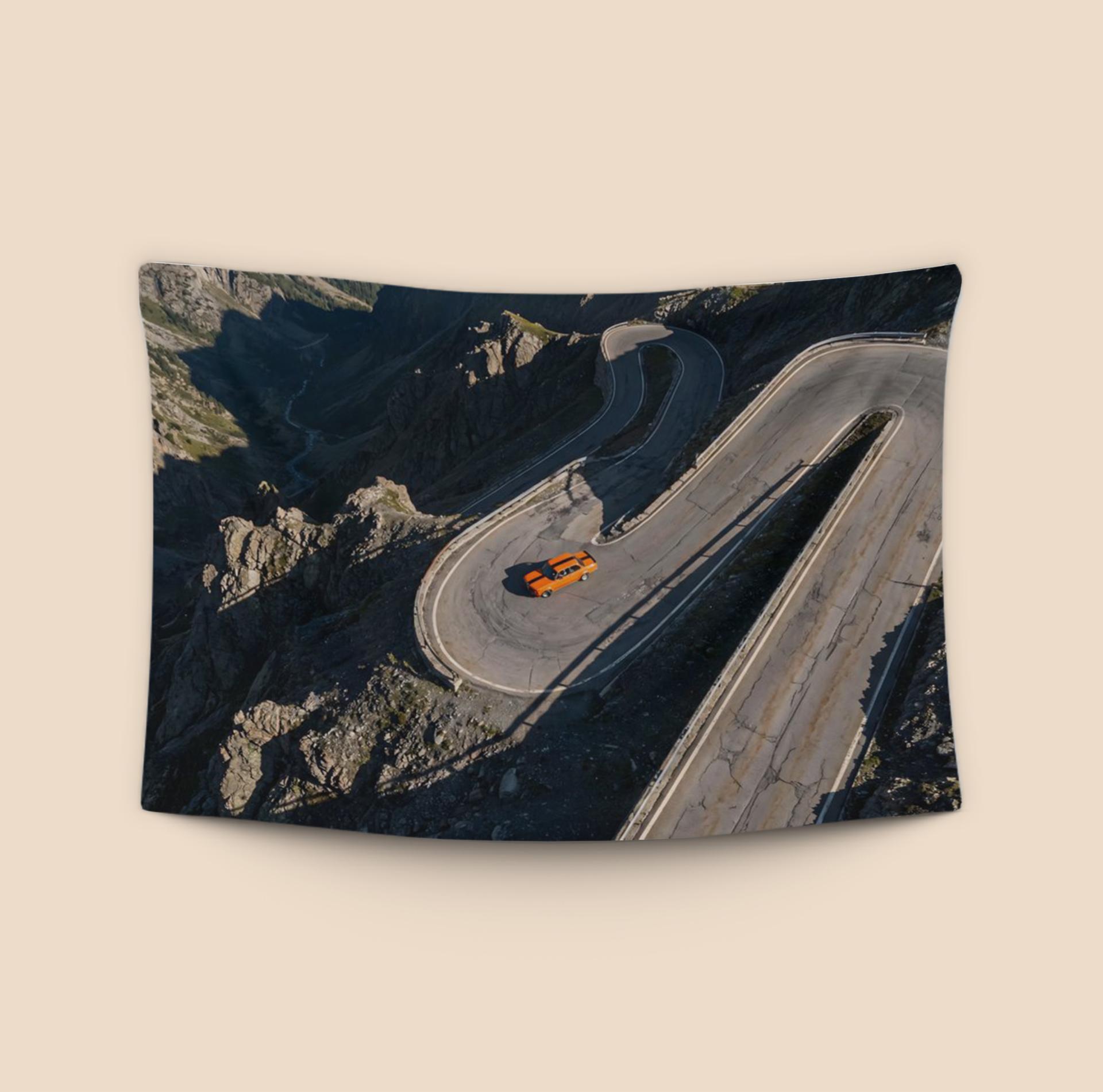 BMW 2002 Turbo Aerial Mountain Pass