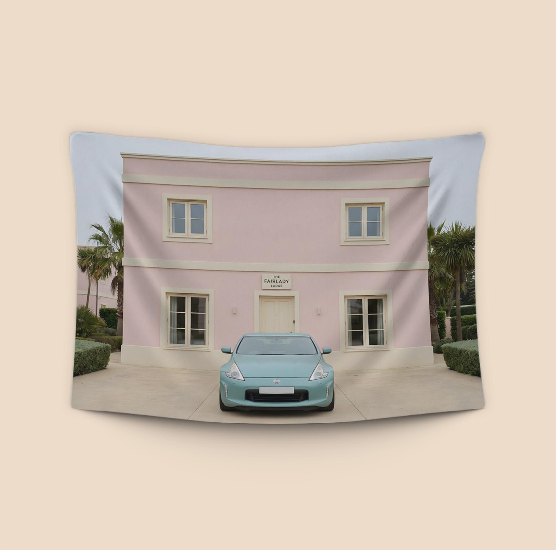 The Fairlady Lodge: A Pastel Wes Anderson Inspired Portrait
