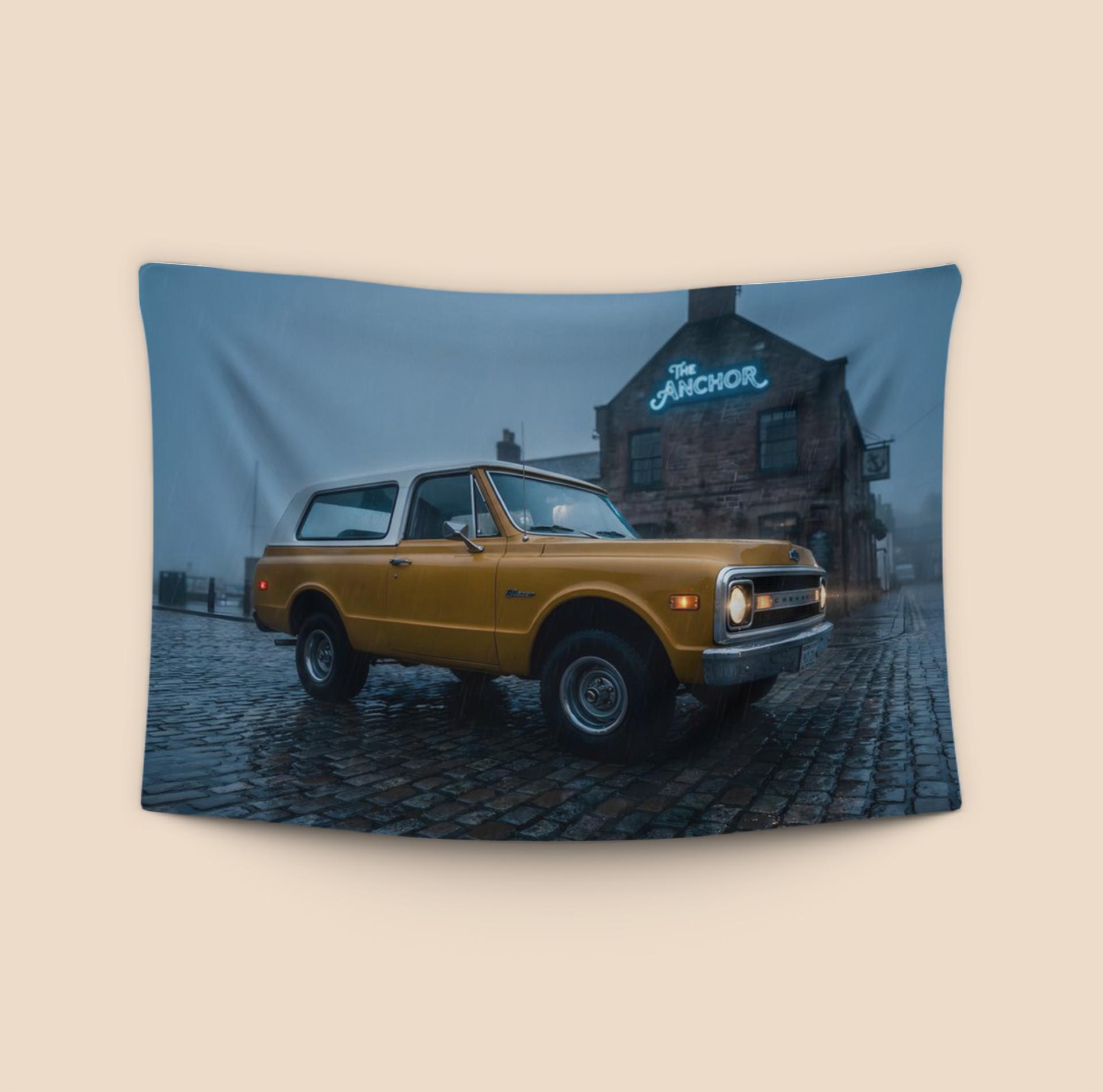 The Anchor: 1970 Chevrolet K5 Blazer in the Rain