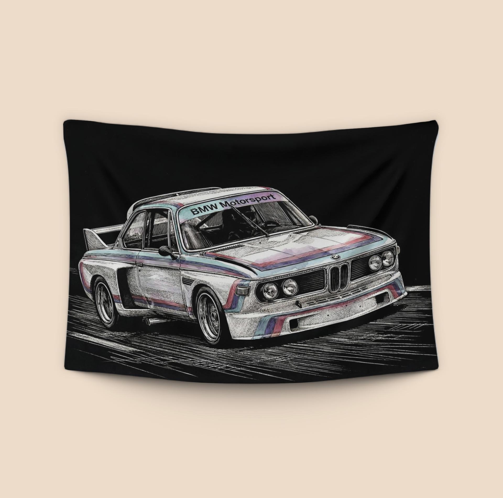 BMW 3.0 CSL Batmobile Sketch