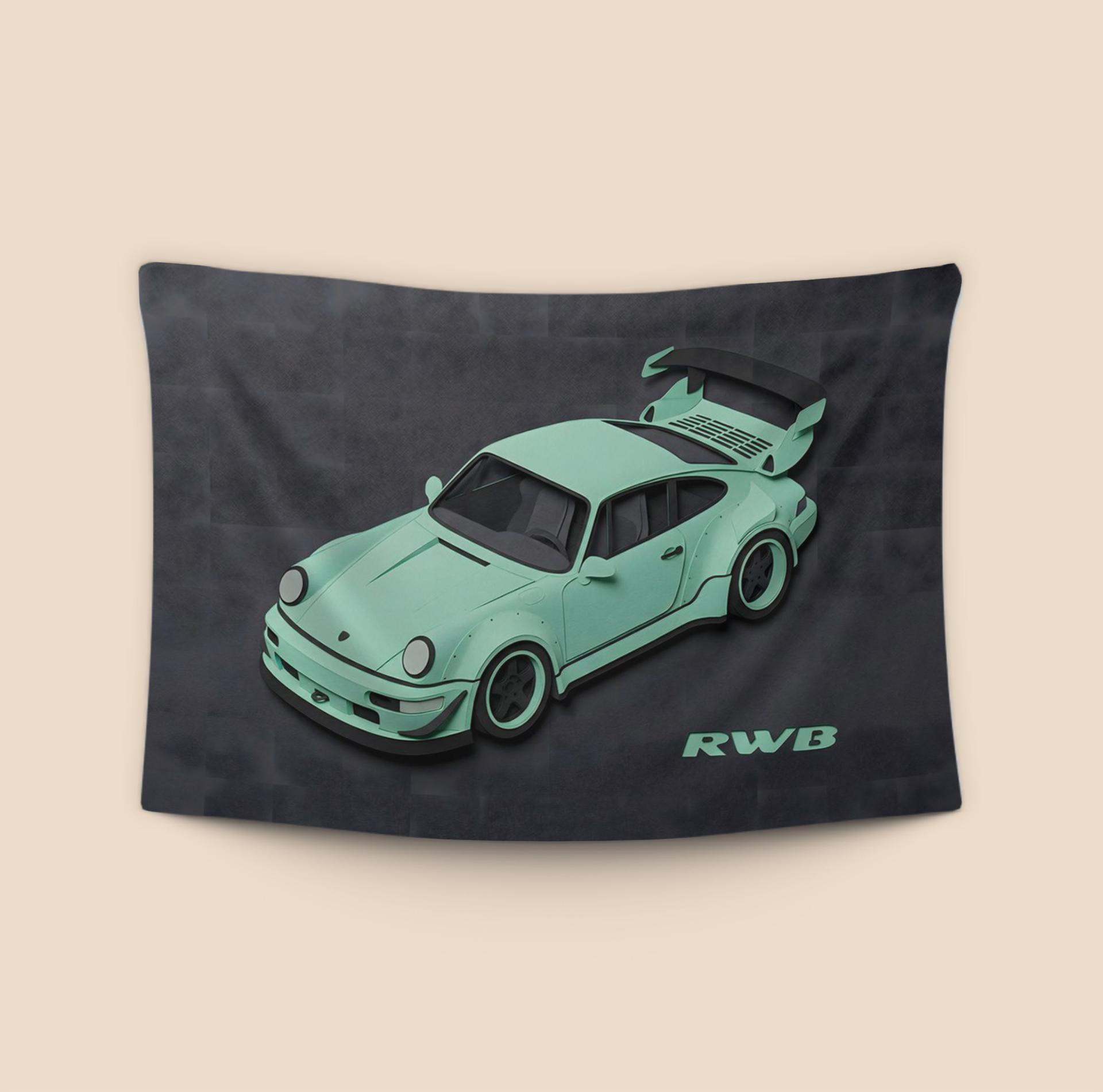 RWB 993 Mint: Textured Digital Papercraft