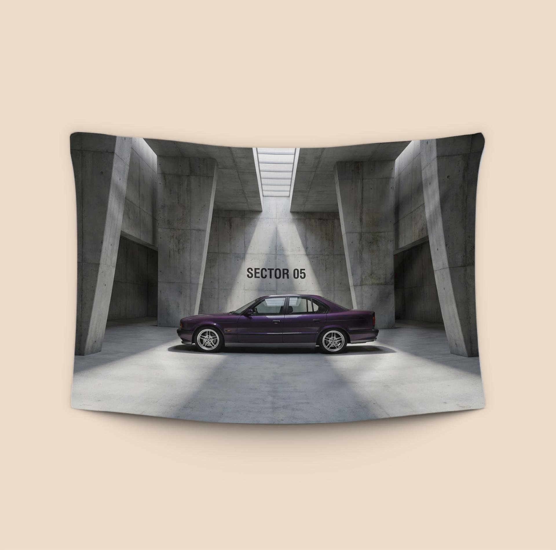 BMW E34 M5: Sector 05 Brutalist Studio