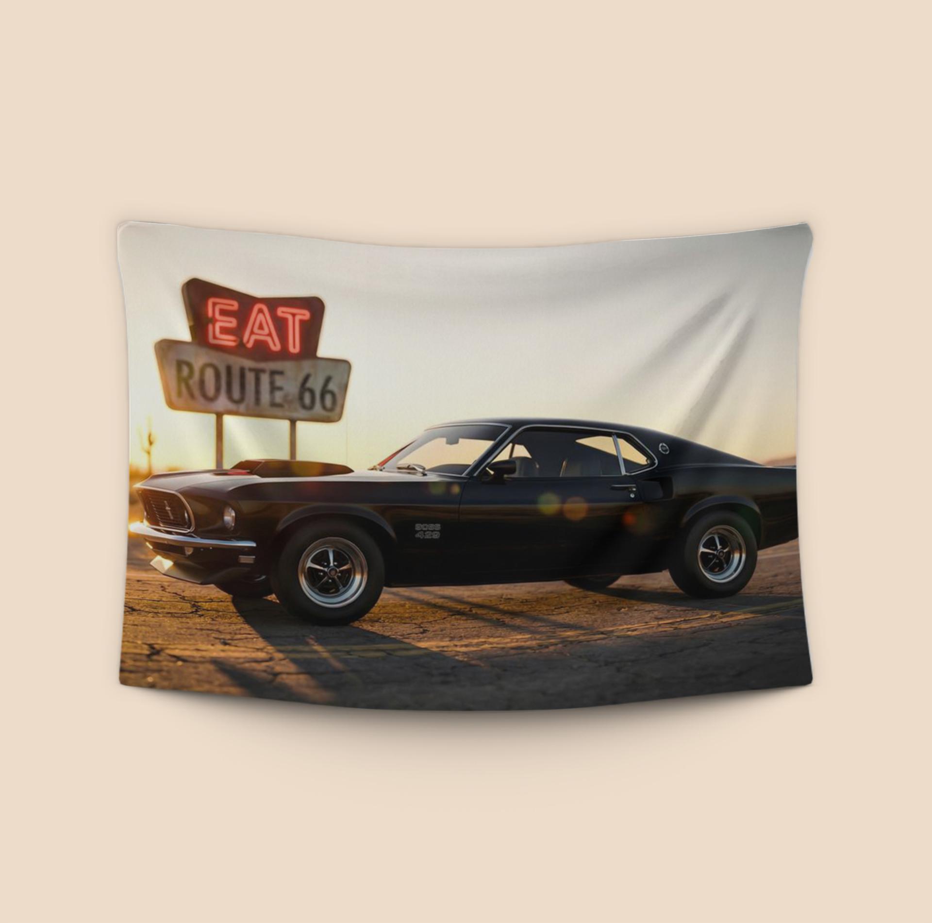 Route 66 Legend: Mustang Boss 429 Sunset