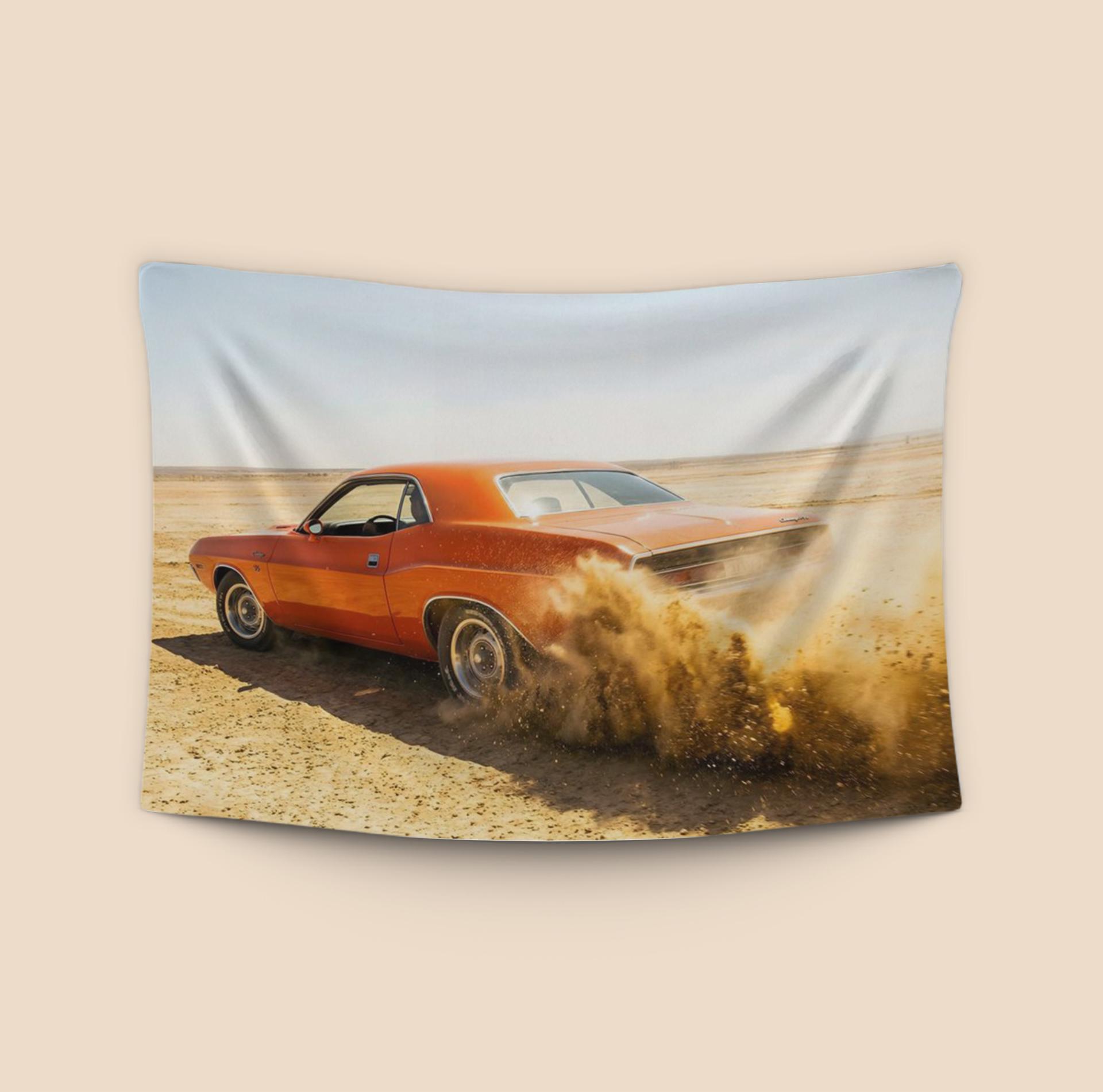 Desert Drift: 1970 Dodge Challenger