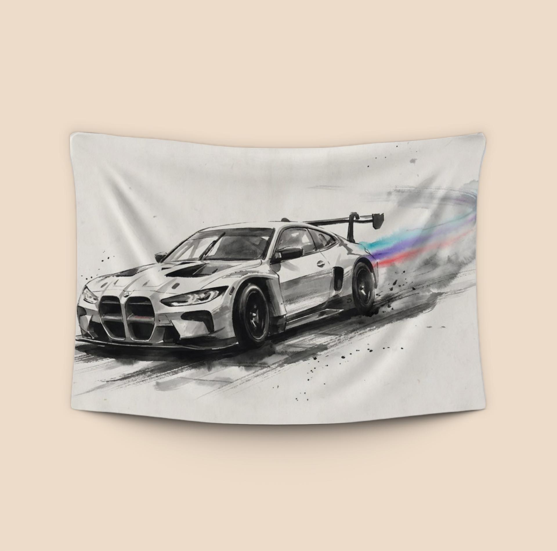 BMW M4 GT3 Ink Wash Drift