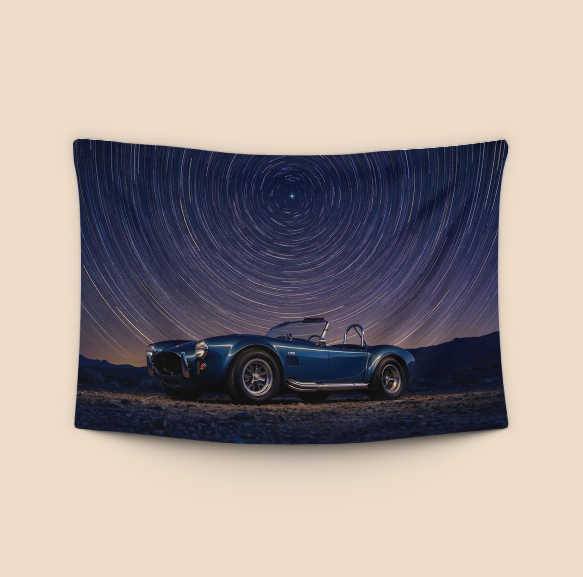 Celestial Cobra: Shelby Roadster Star Trails