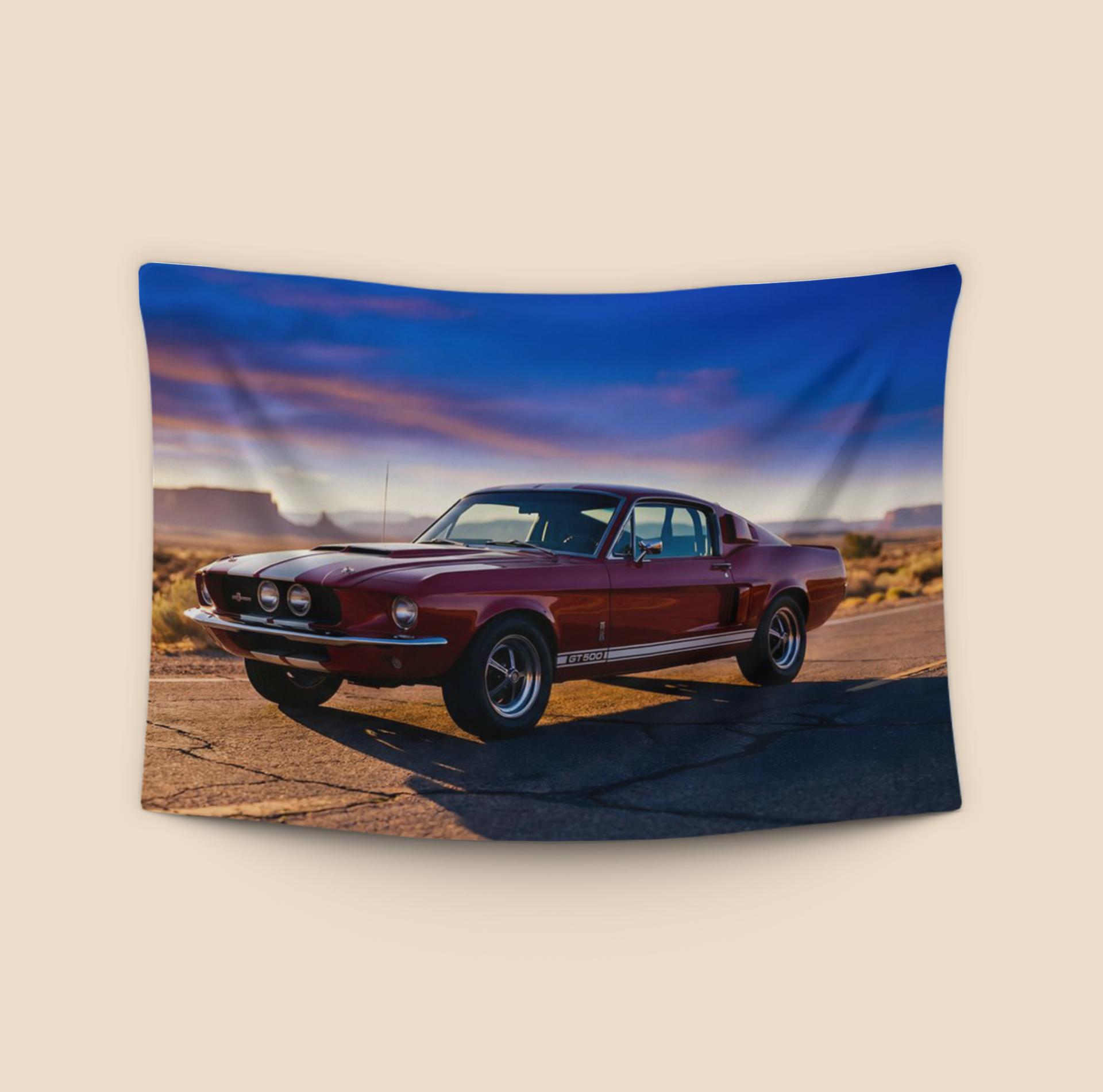 Desert Legend: Shelby GT500 at Sunset