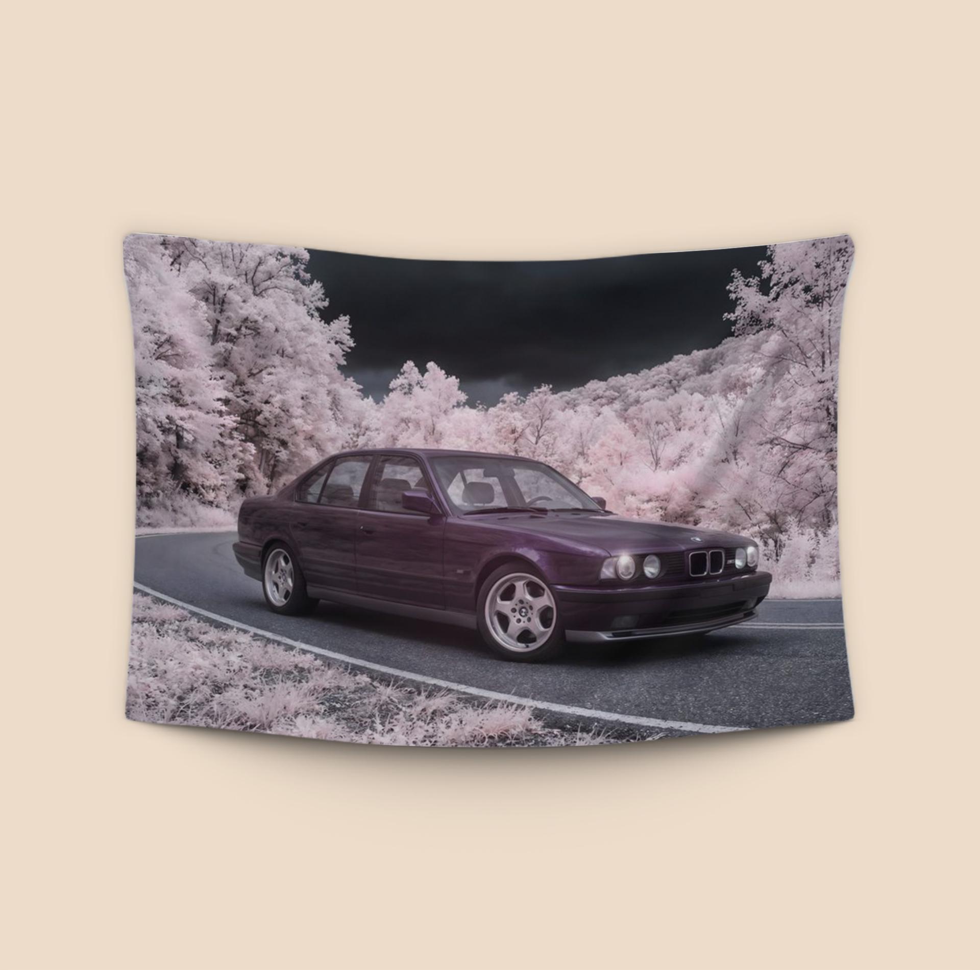 BMW E34 M5: Infrared Forest Dreamscape
