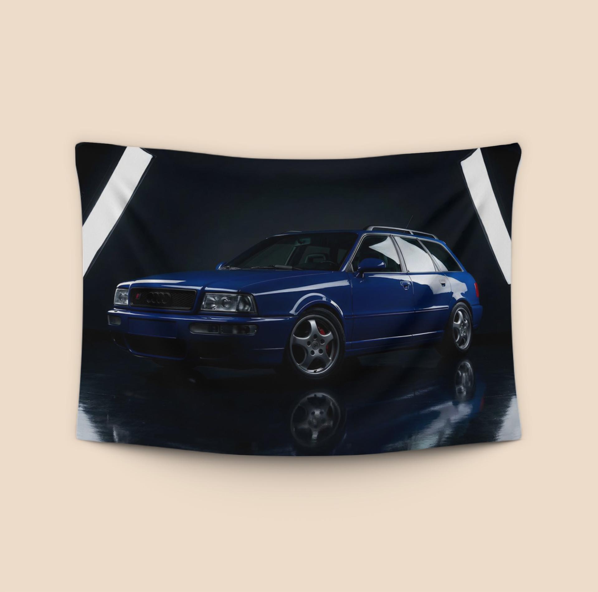 Audi RS2 Avant: Nogaro Blue Studio Portrait