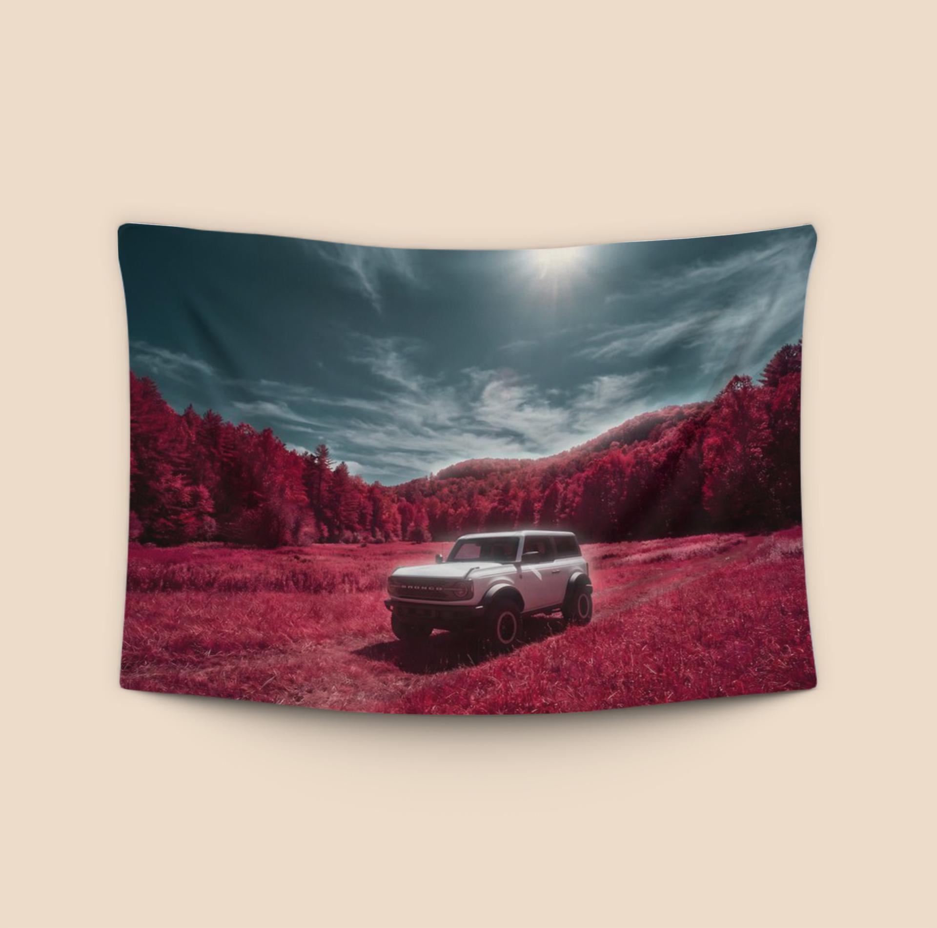 Crimson Horizon Ford Bronco Infrared