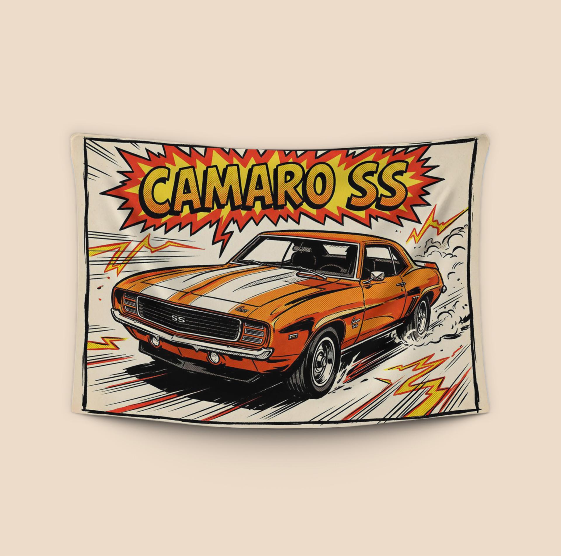 Camaro SS Comic Explosion