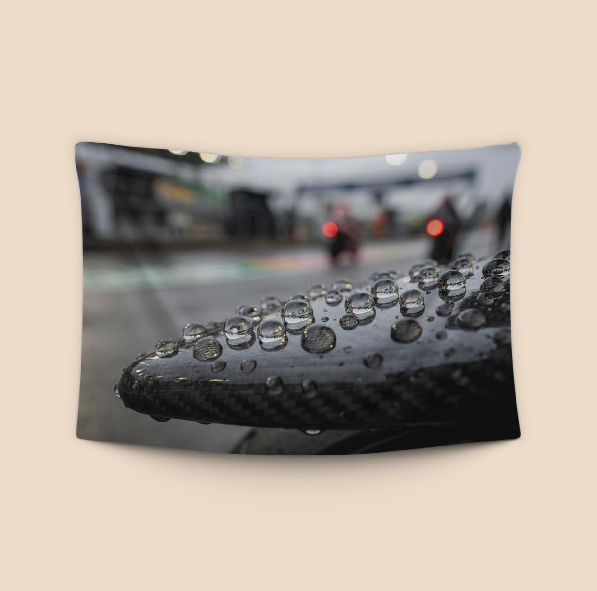 The Tension of Speed: Rain on Carbon Fiber