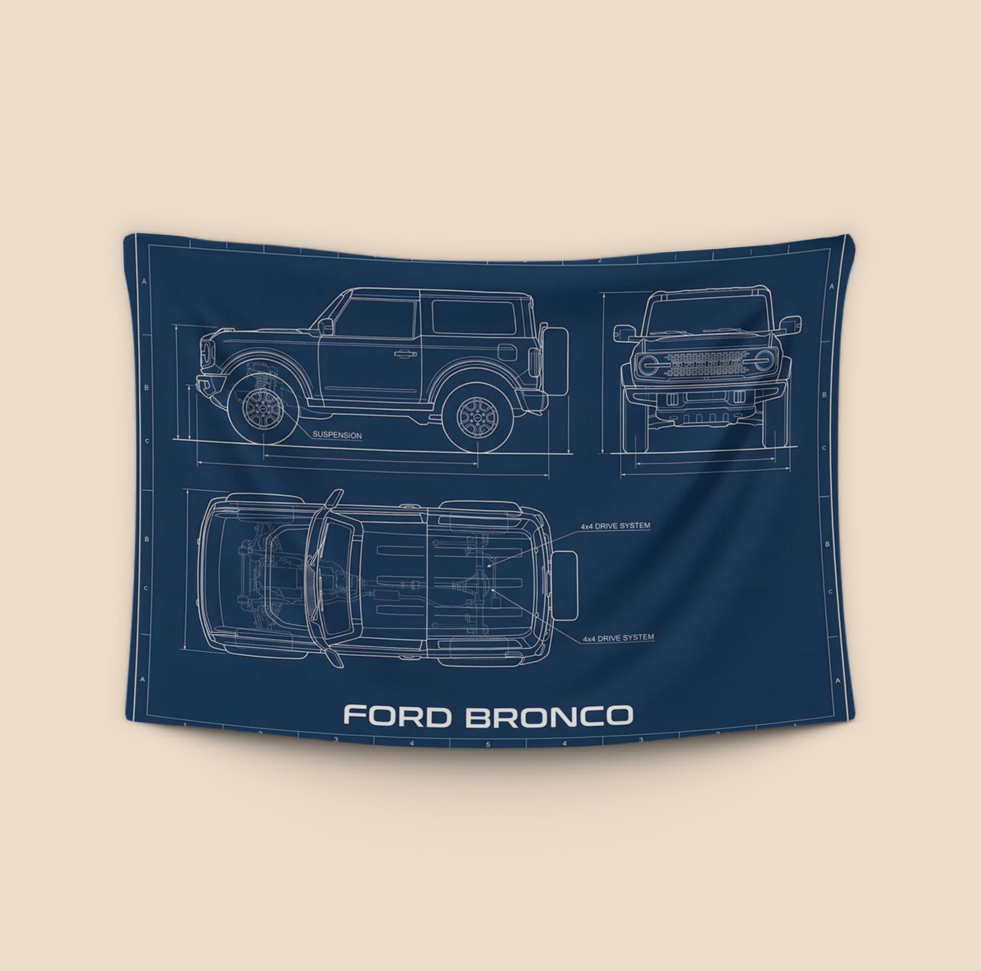 Ford Bronco Engineering Blueprint
