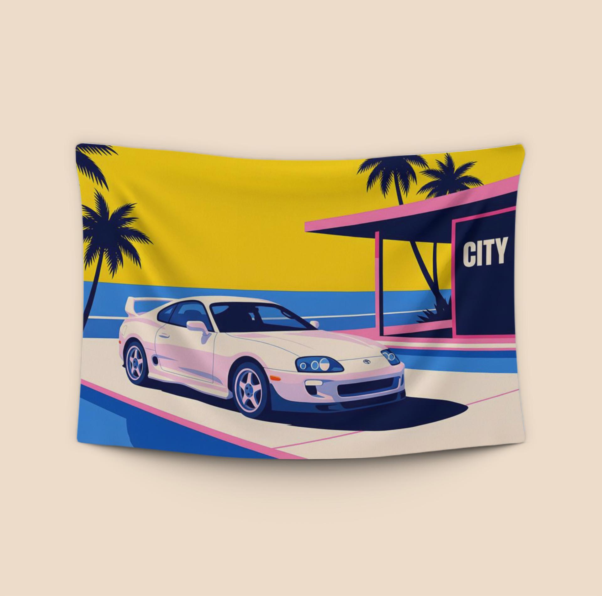 City Pop Supra: Coastal JDM Horizon