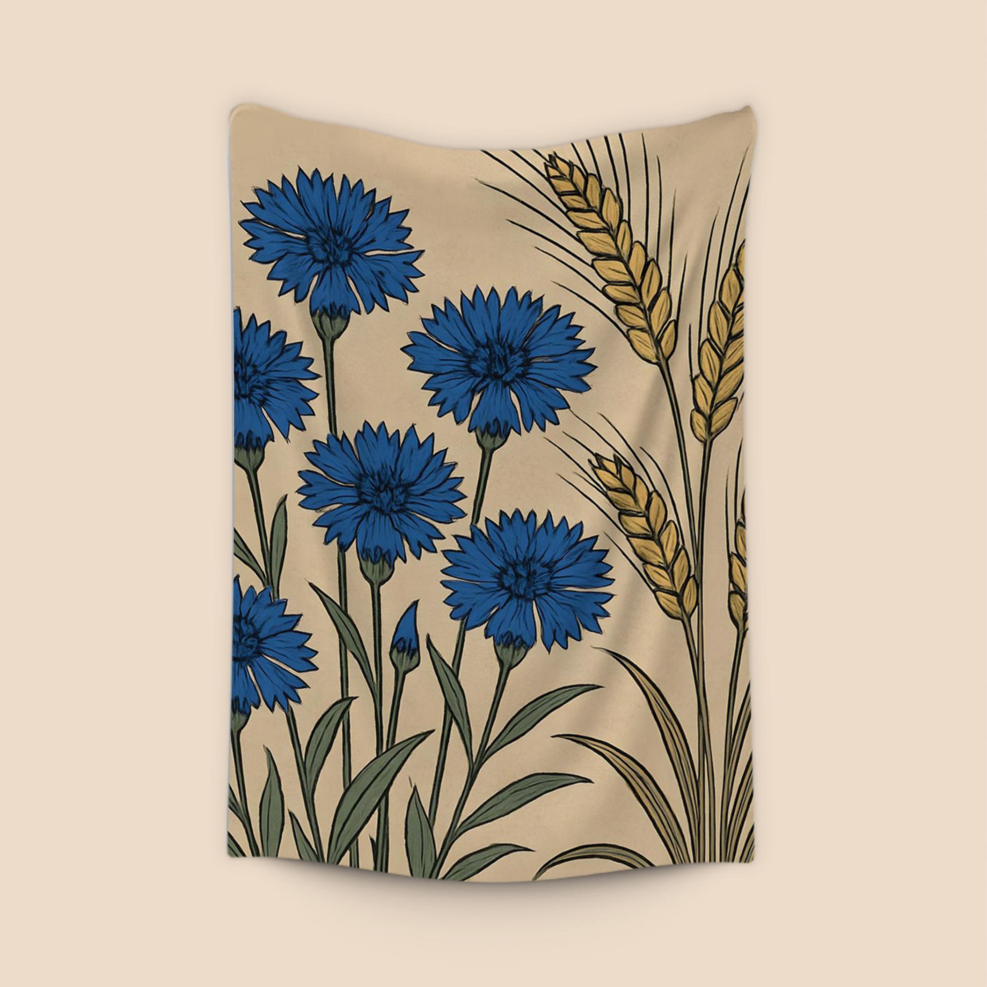 Cornflower and Wheat