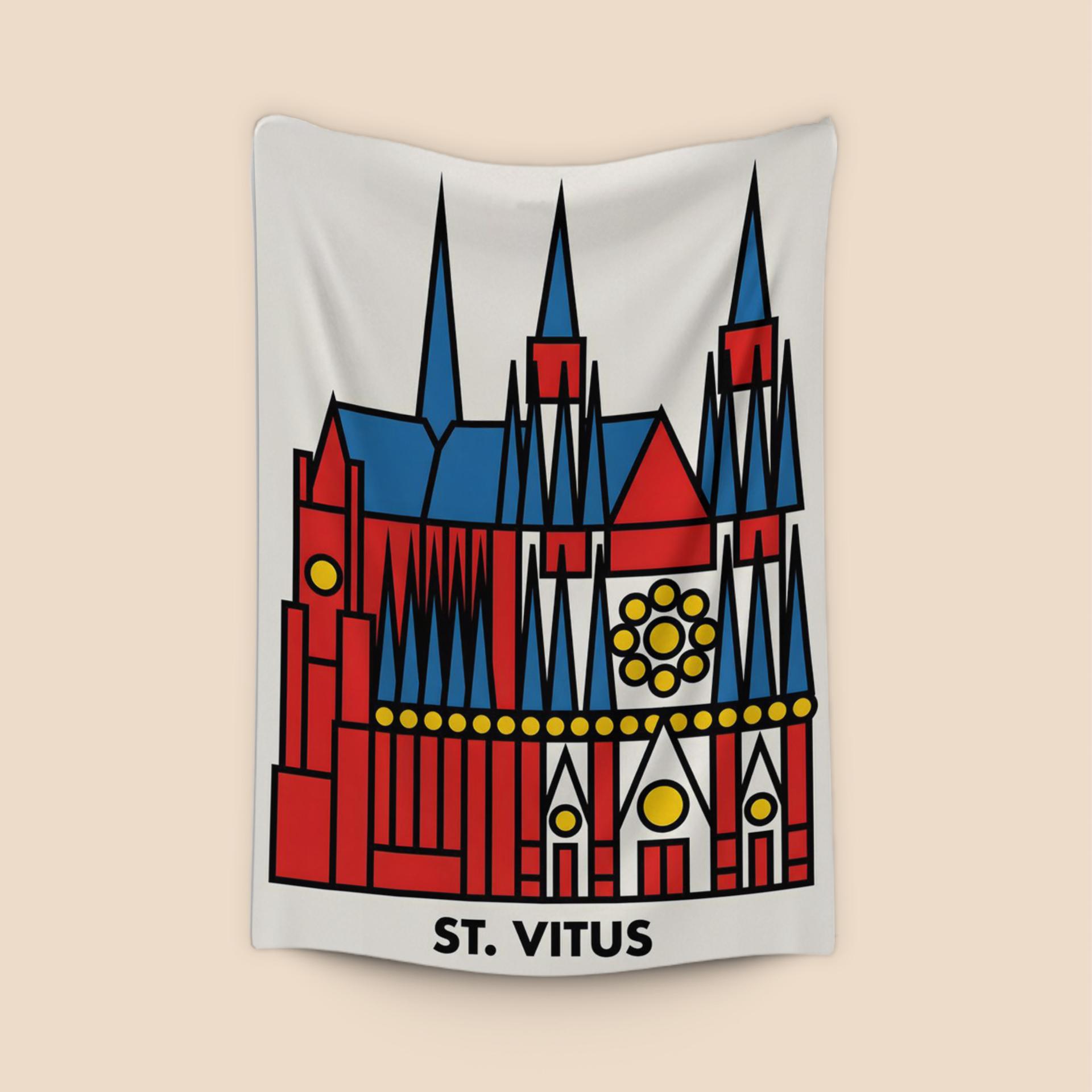 St. Vitus Cathedral Geometric Abstract