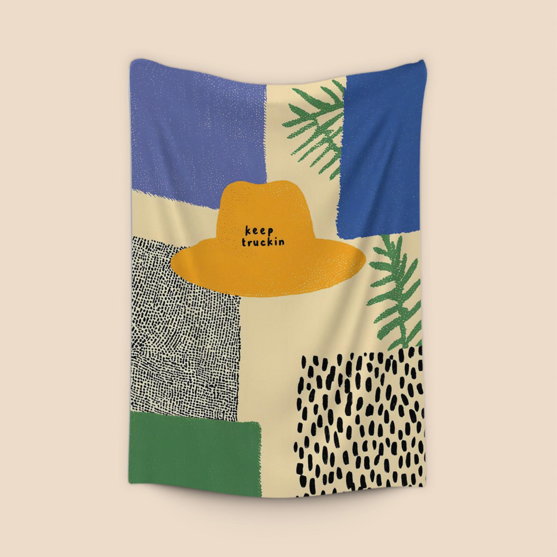 Keep Truckin Hat Collage