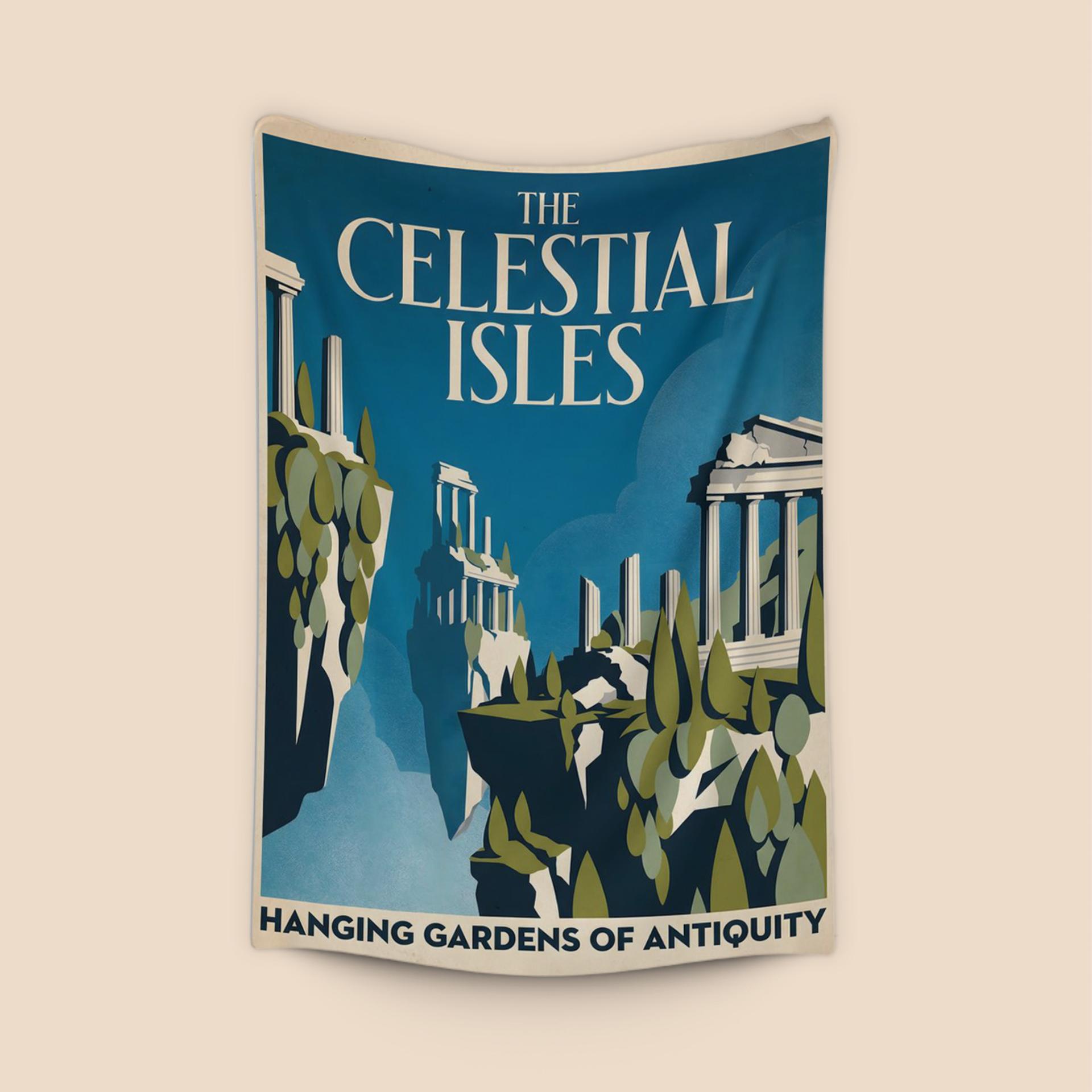 The Celestial Isles: Hanging Gardens of Antiquity