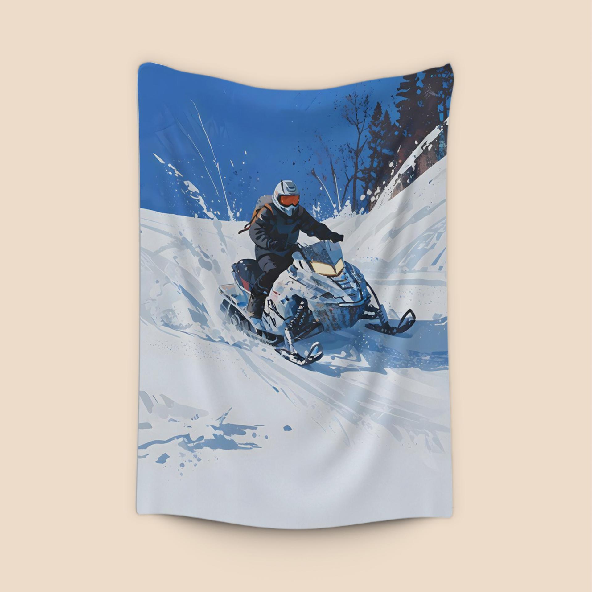 Snowmobile Powder Run