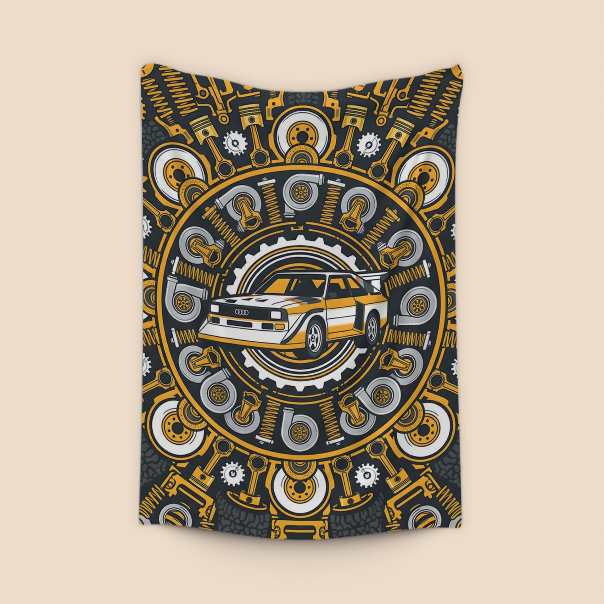 Audi Quattro S1: Mechanical Mandala