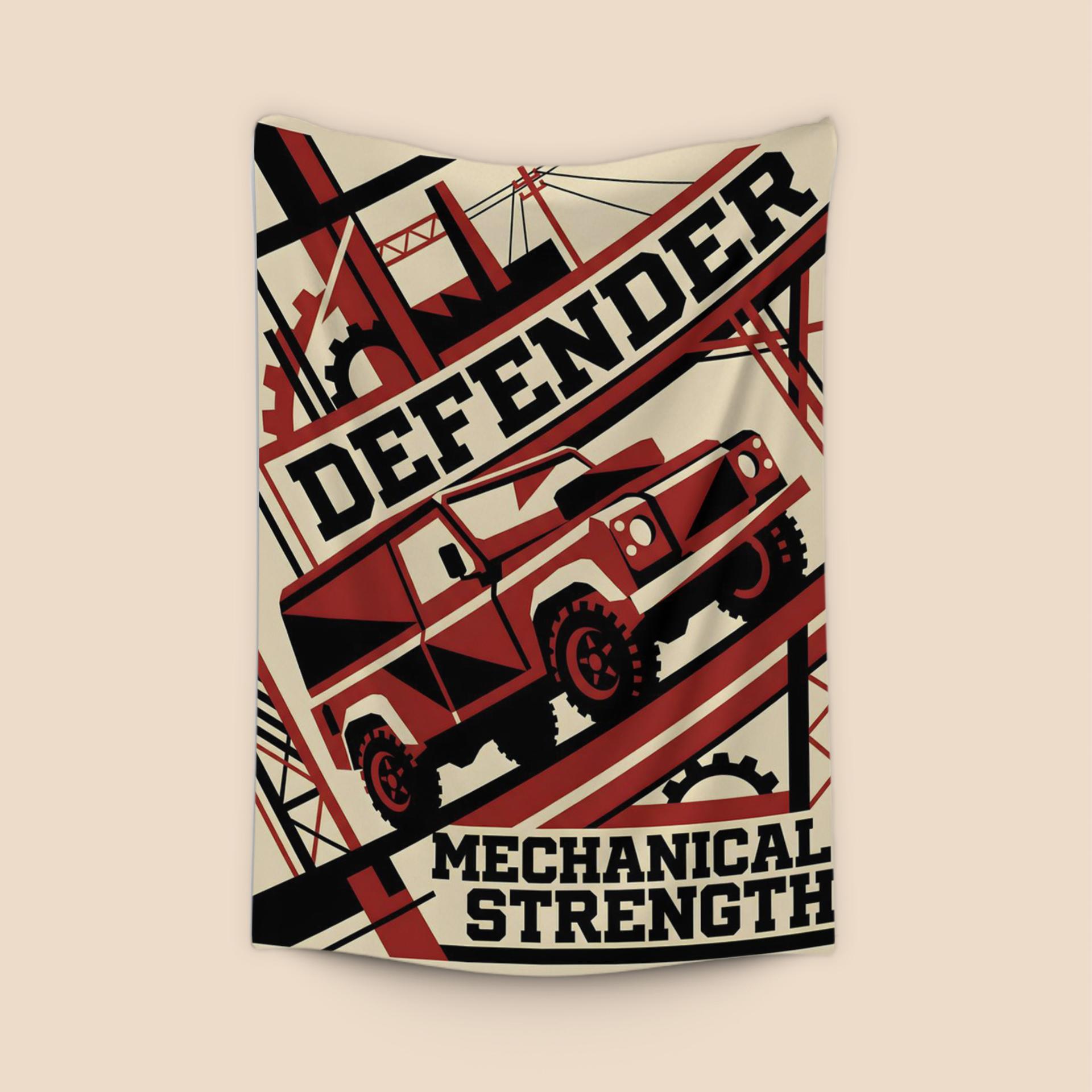Mechanical Strength Defender Constructivist Art