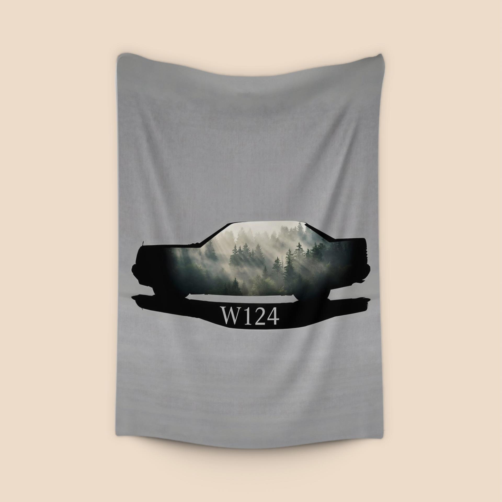 W124 Misty Forest Silhouette