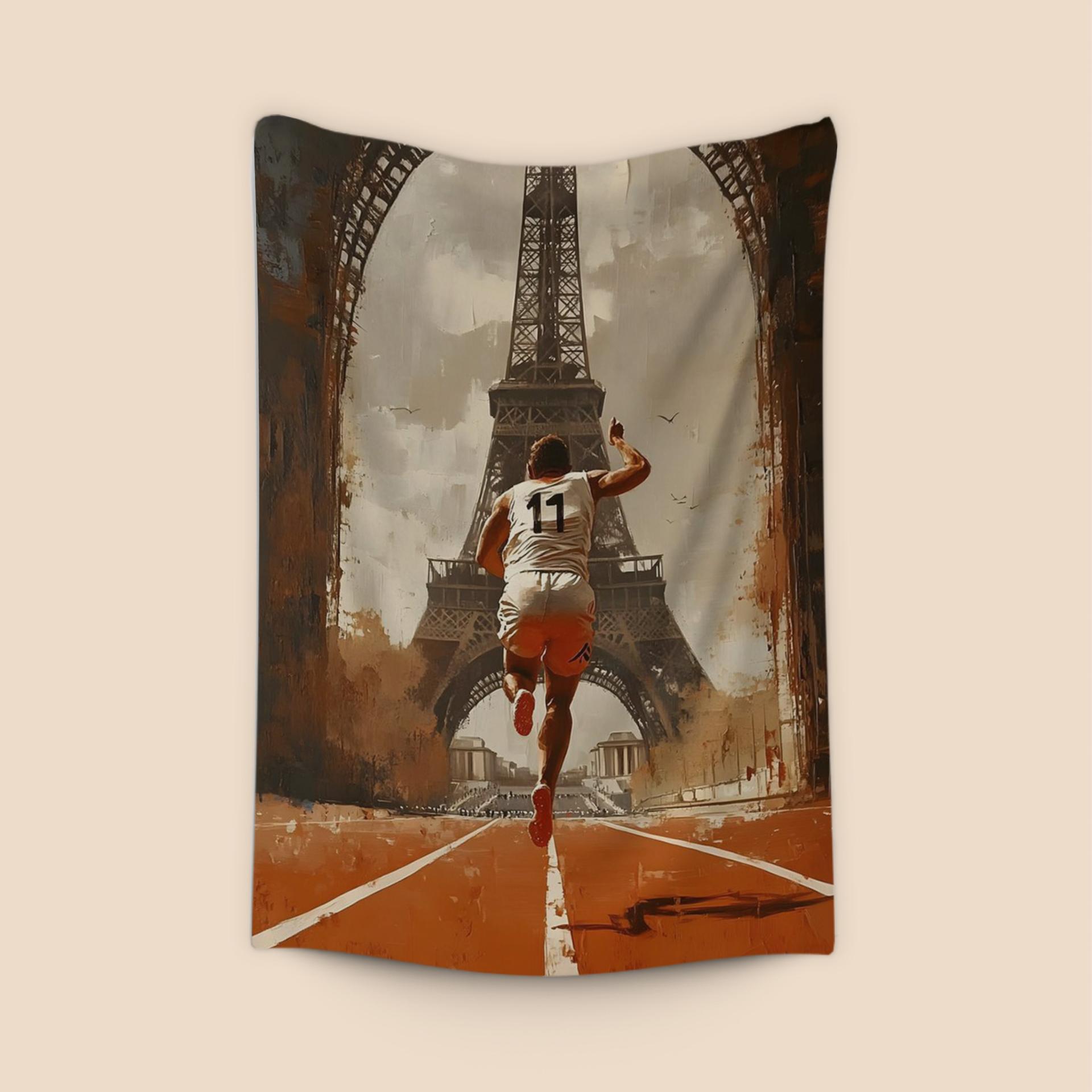 Sepia Eiffel Tower Sprint