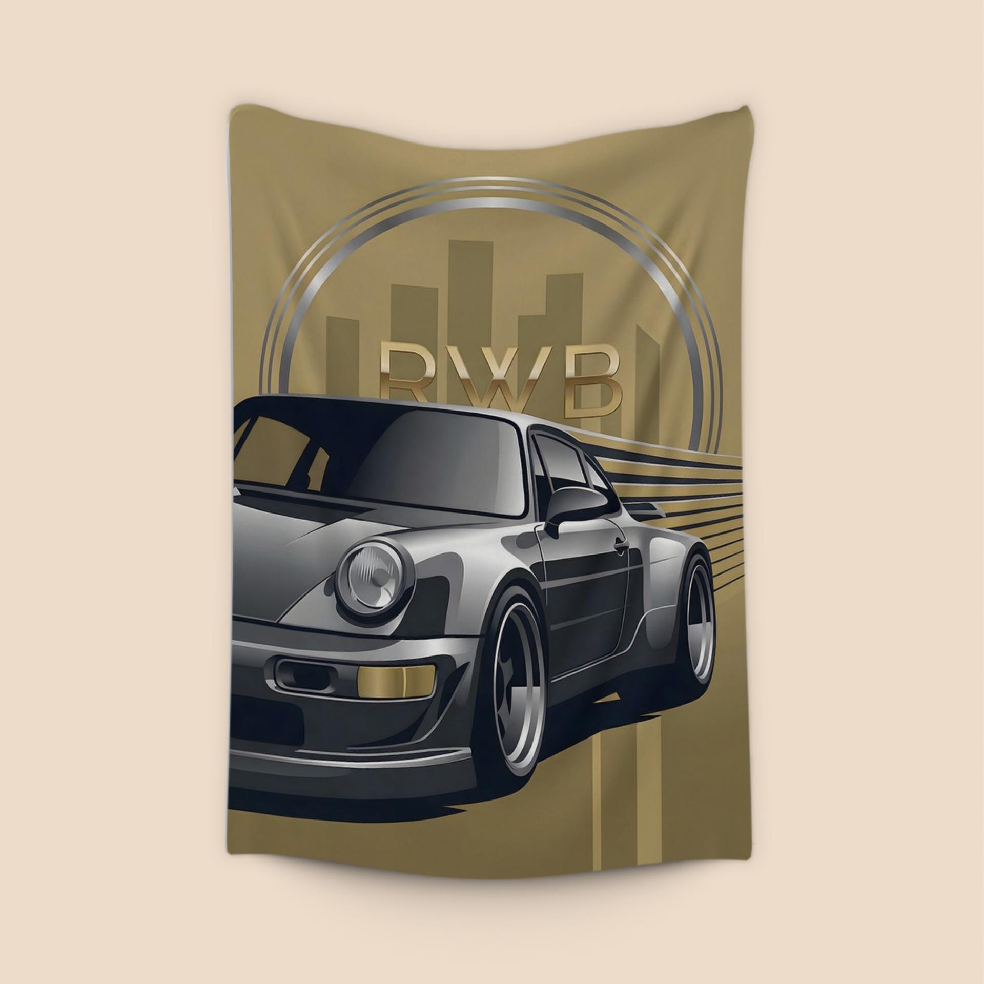 Art Deco RWB 964: Golden Speed