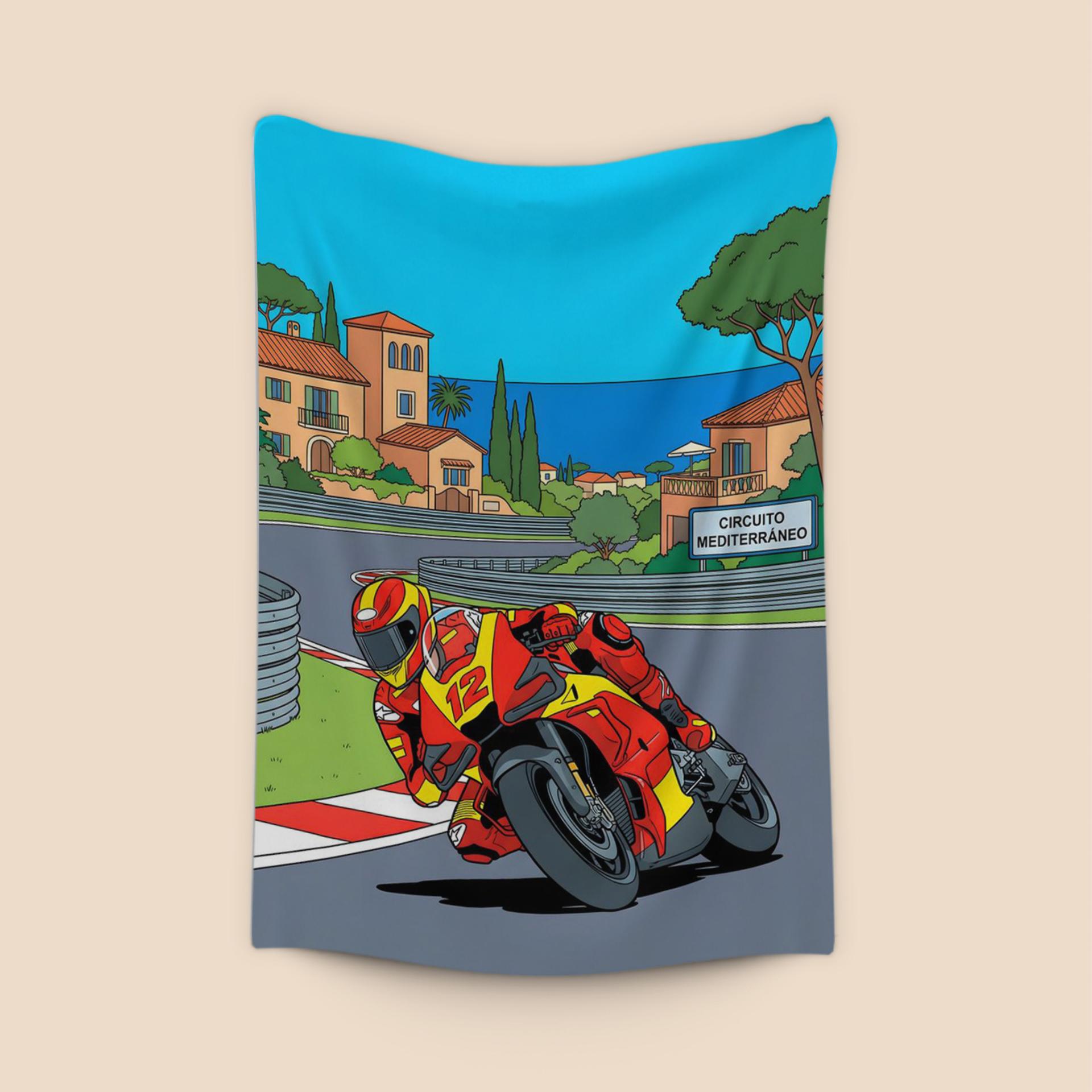 Adrenaline at the Coast: Circuito Mediterráneo Illustration