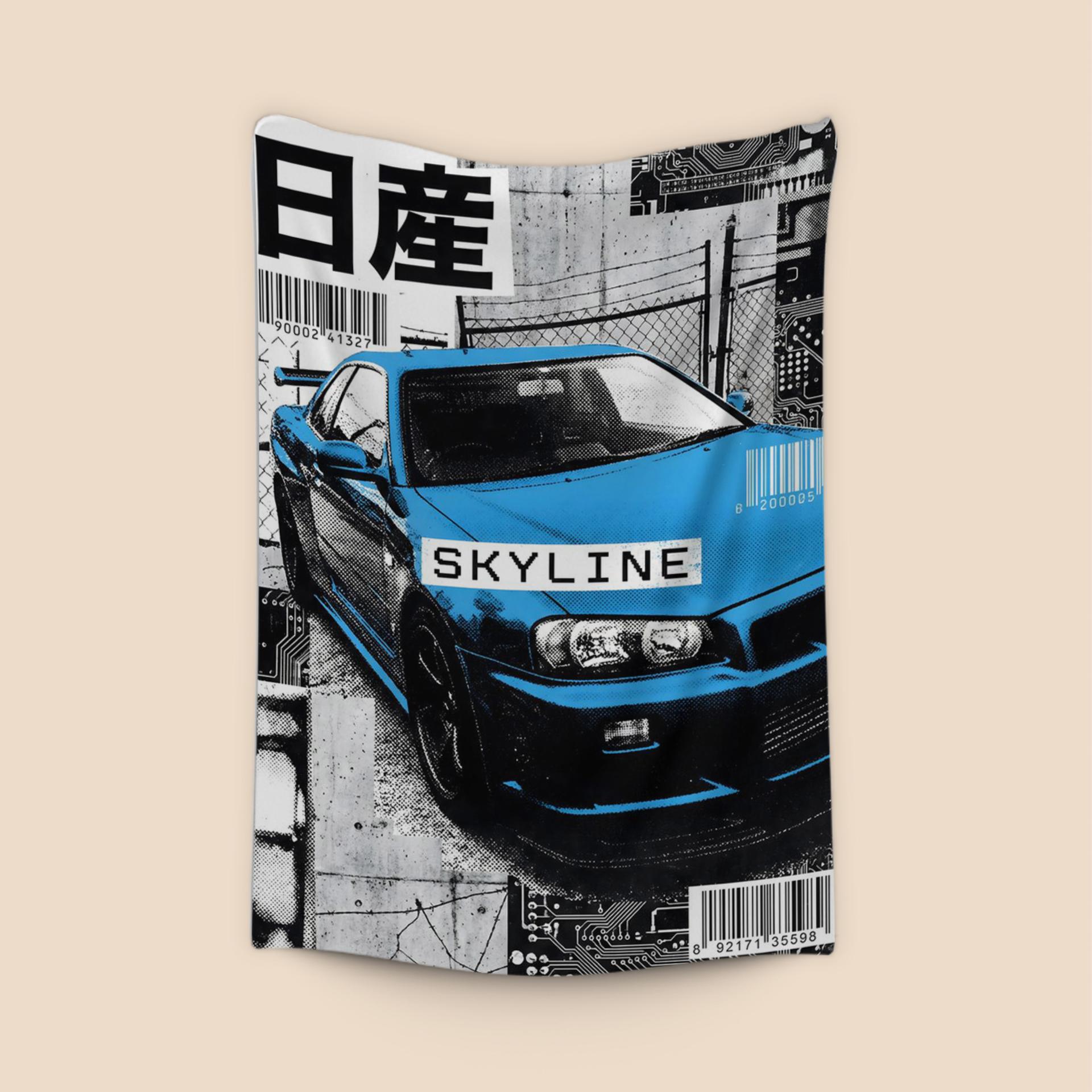 Nissan Skyline R34 Urban Tech Collage