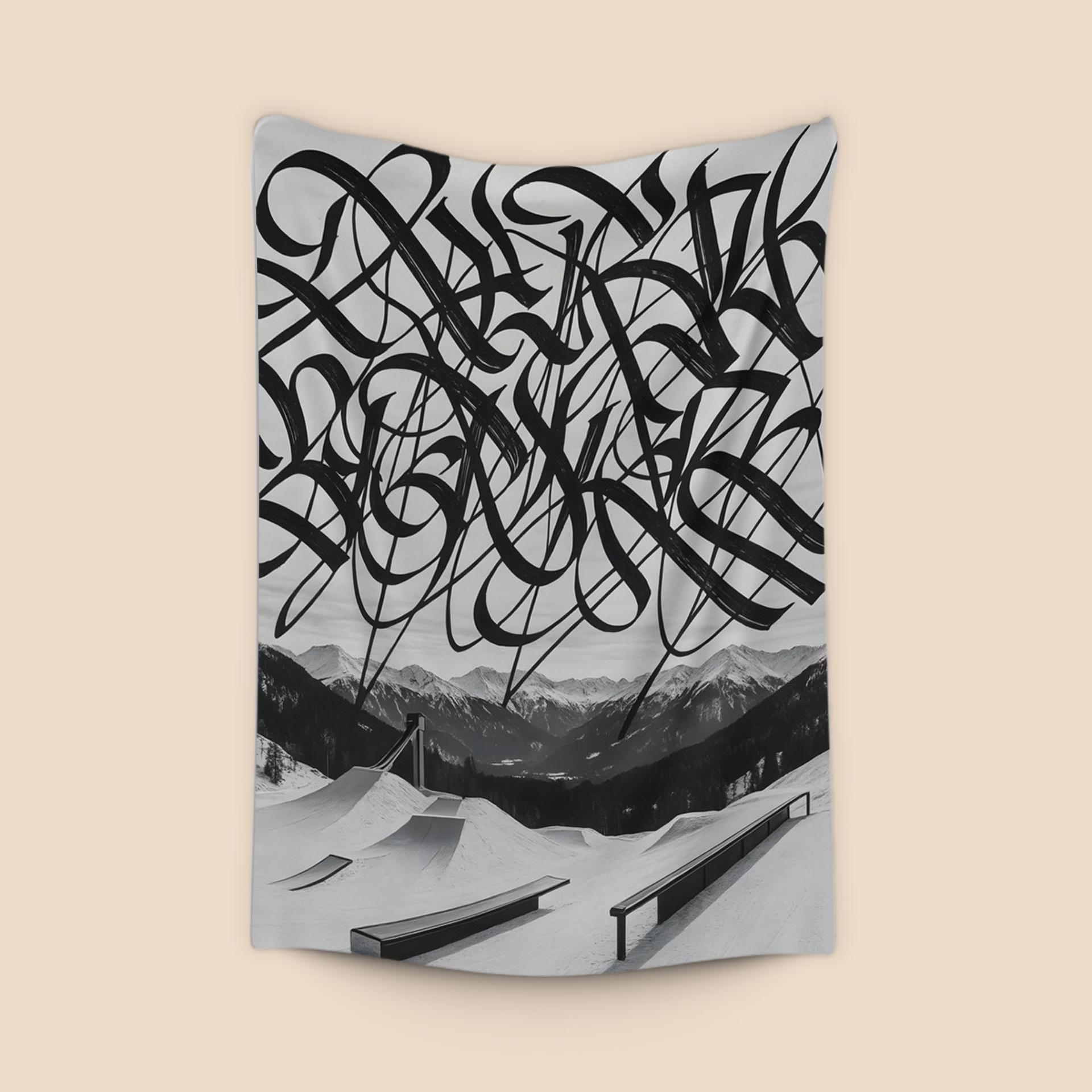 Calligraphic Snow Park