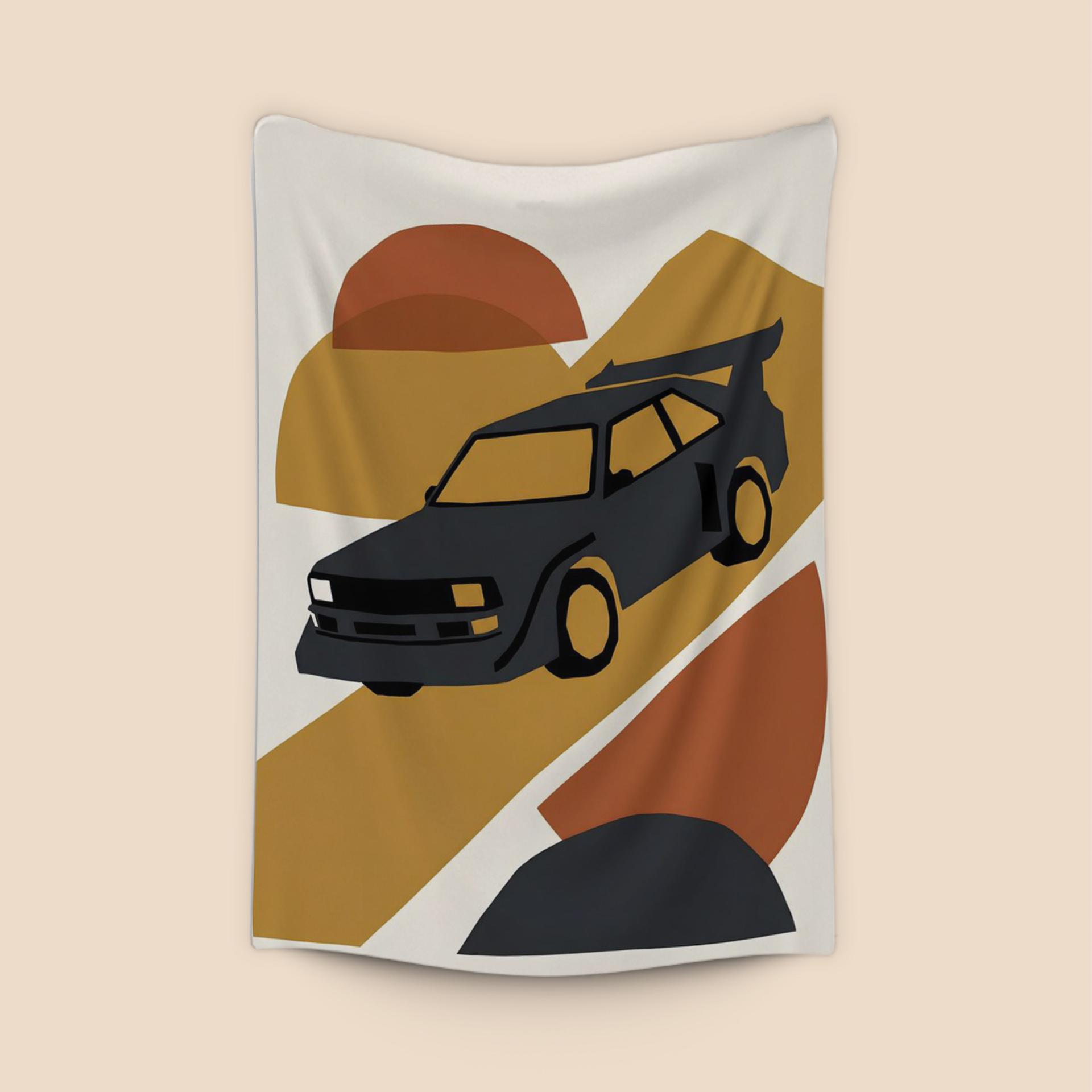 Audi Sport Quattro S1: Earthy Geometric Minimalist