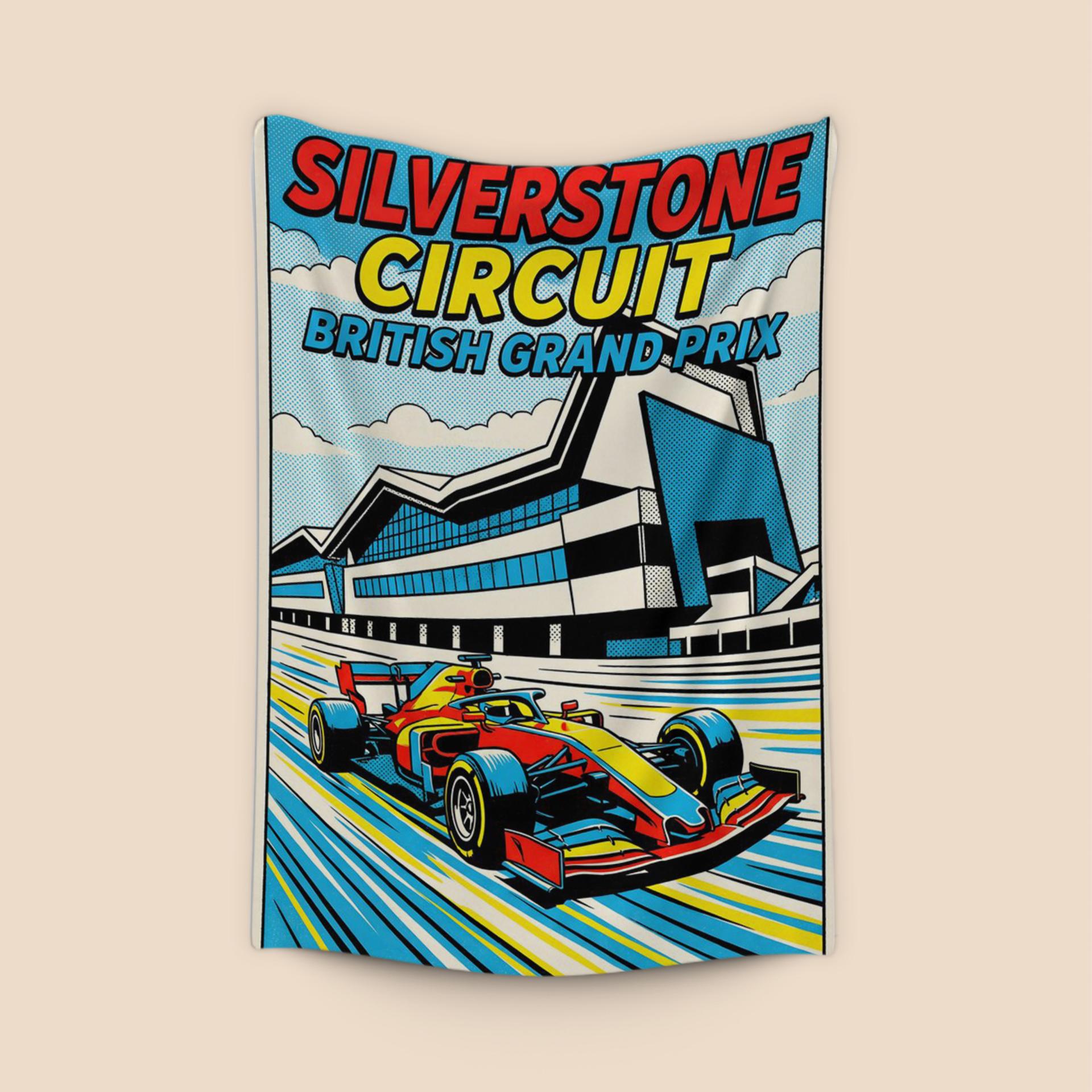 Silverstone Speed: British Grand Prix Pop Art