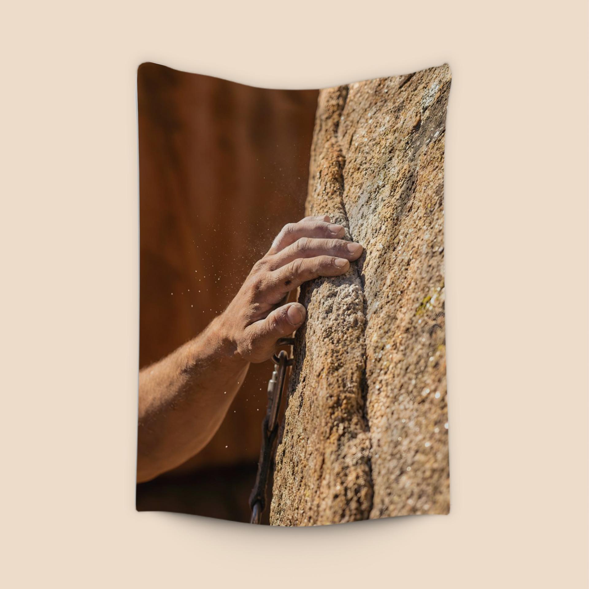 The Power of Friction: A Climber's Grip
