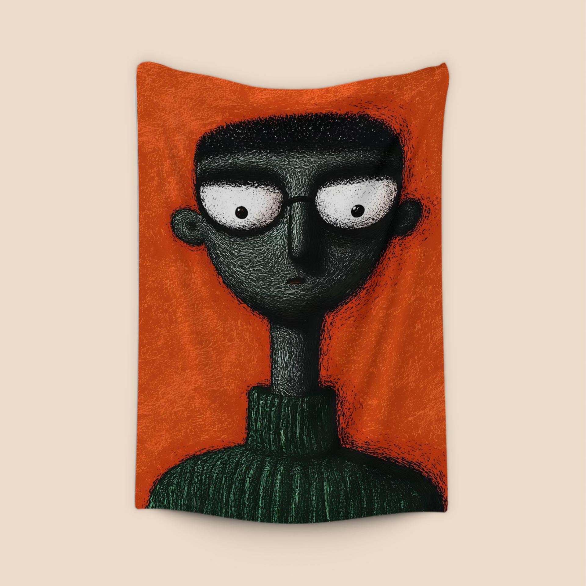 Textured Glasses Portrait