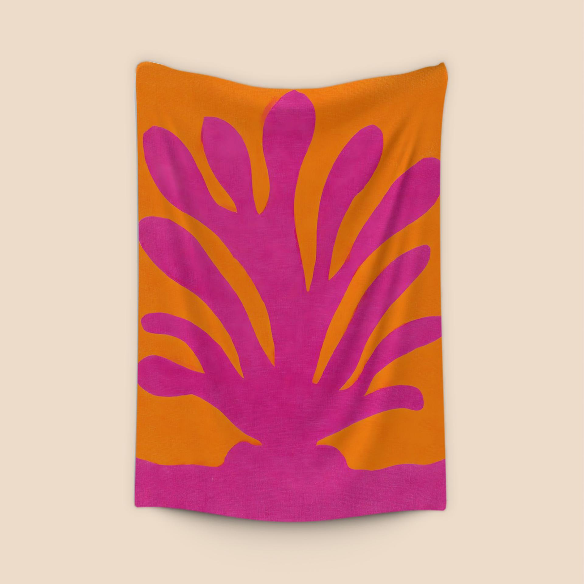 Pink Coral Paper Cutout