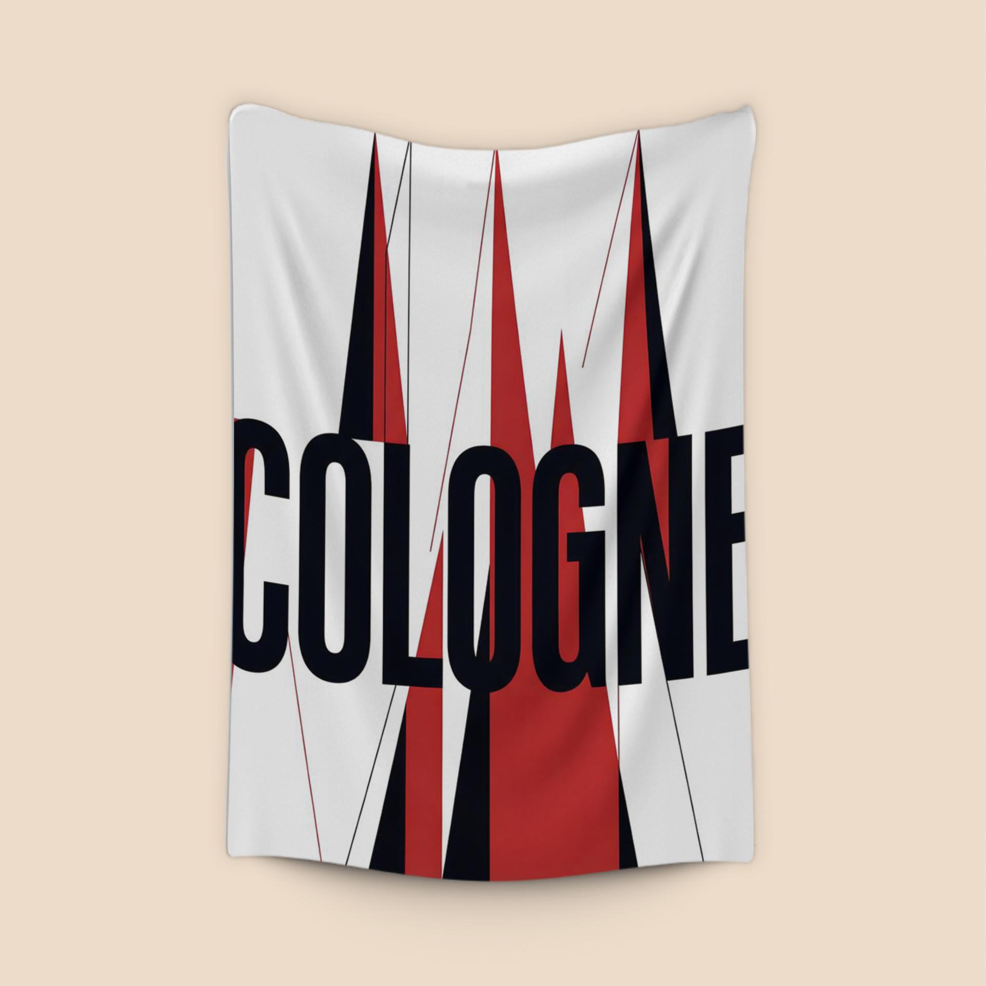 Cologne Cathedral Geometric Typography