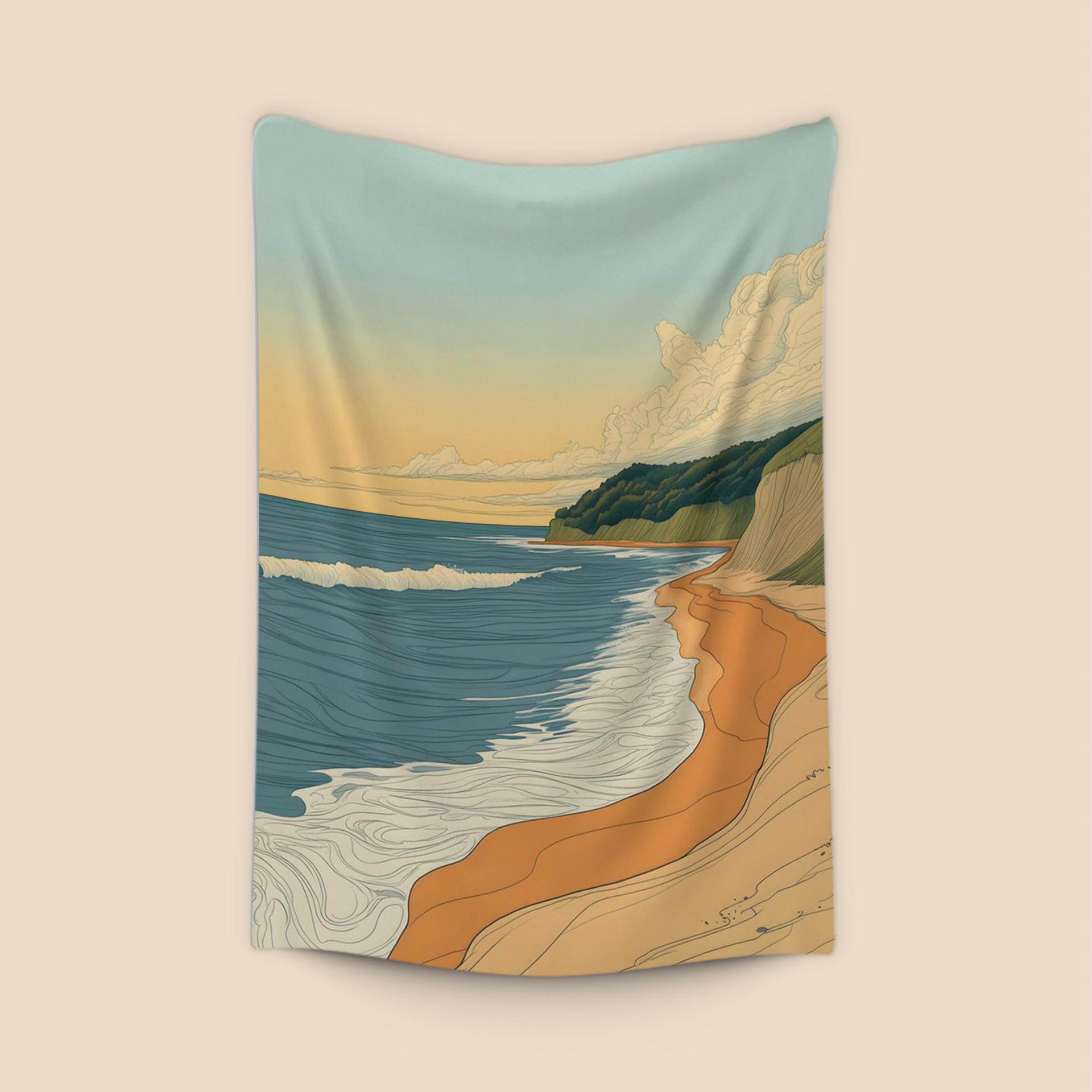 Golden Hour Coastal Cliffs