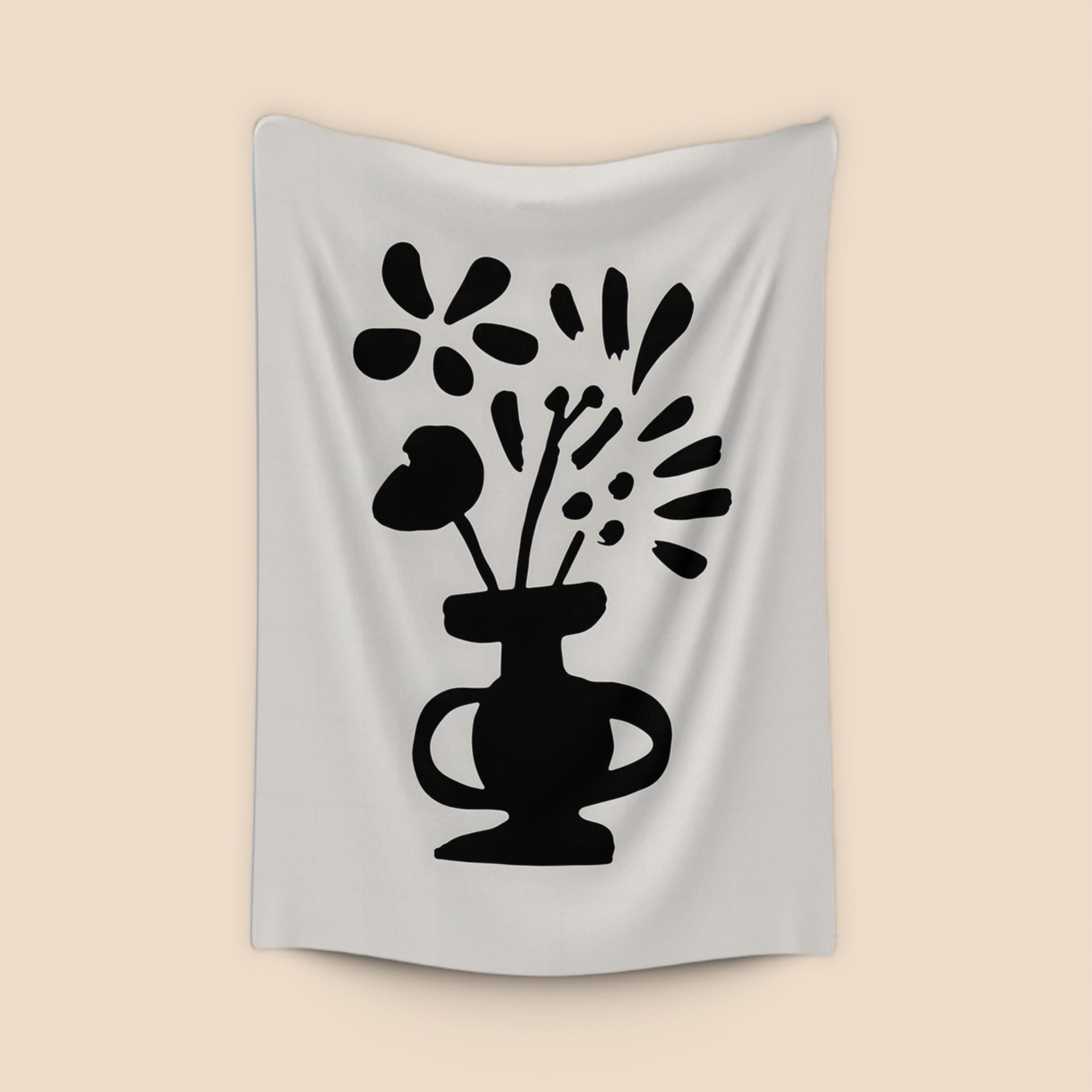 Abstract Botanical Vase