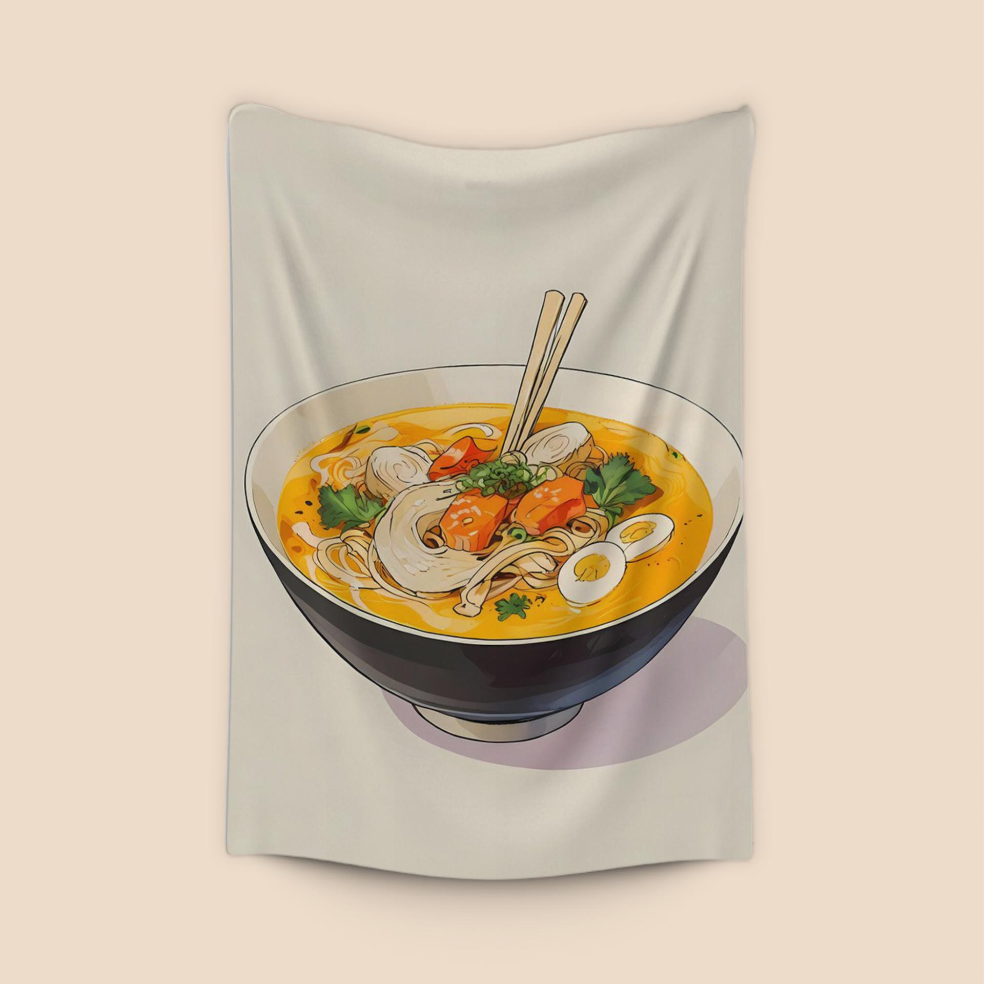 Appetizing Anime Ramen Bowl
