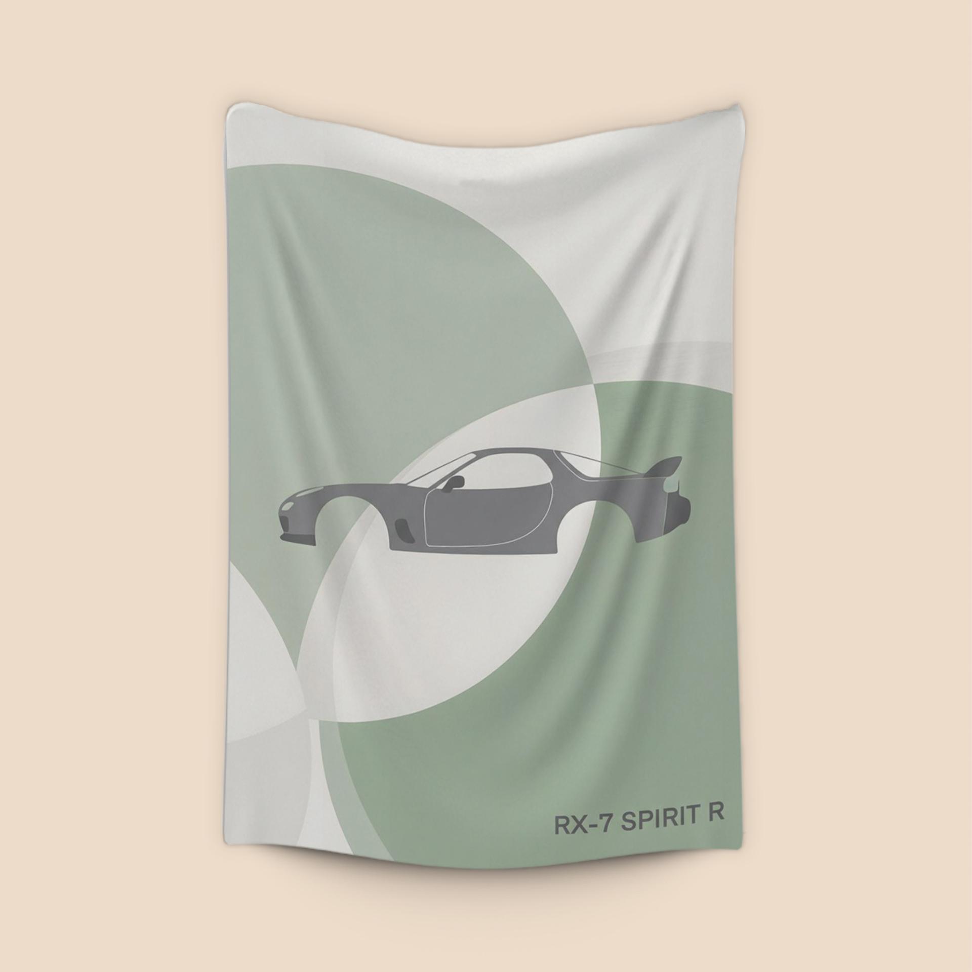Mazda RX-7 Spirit R Minimalist Sage Geometry