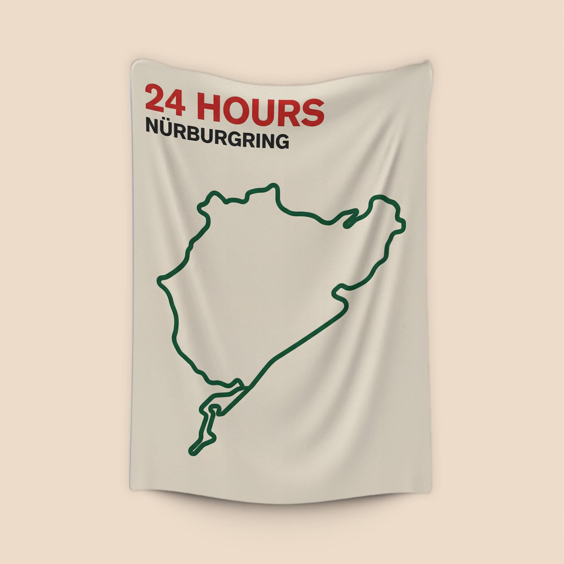 Nürburgring 24 Hours Minimalist Track Map