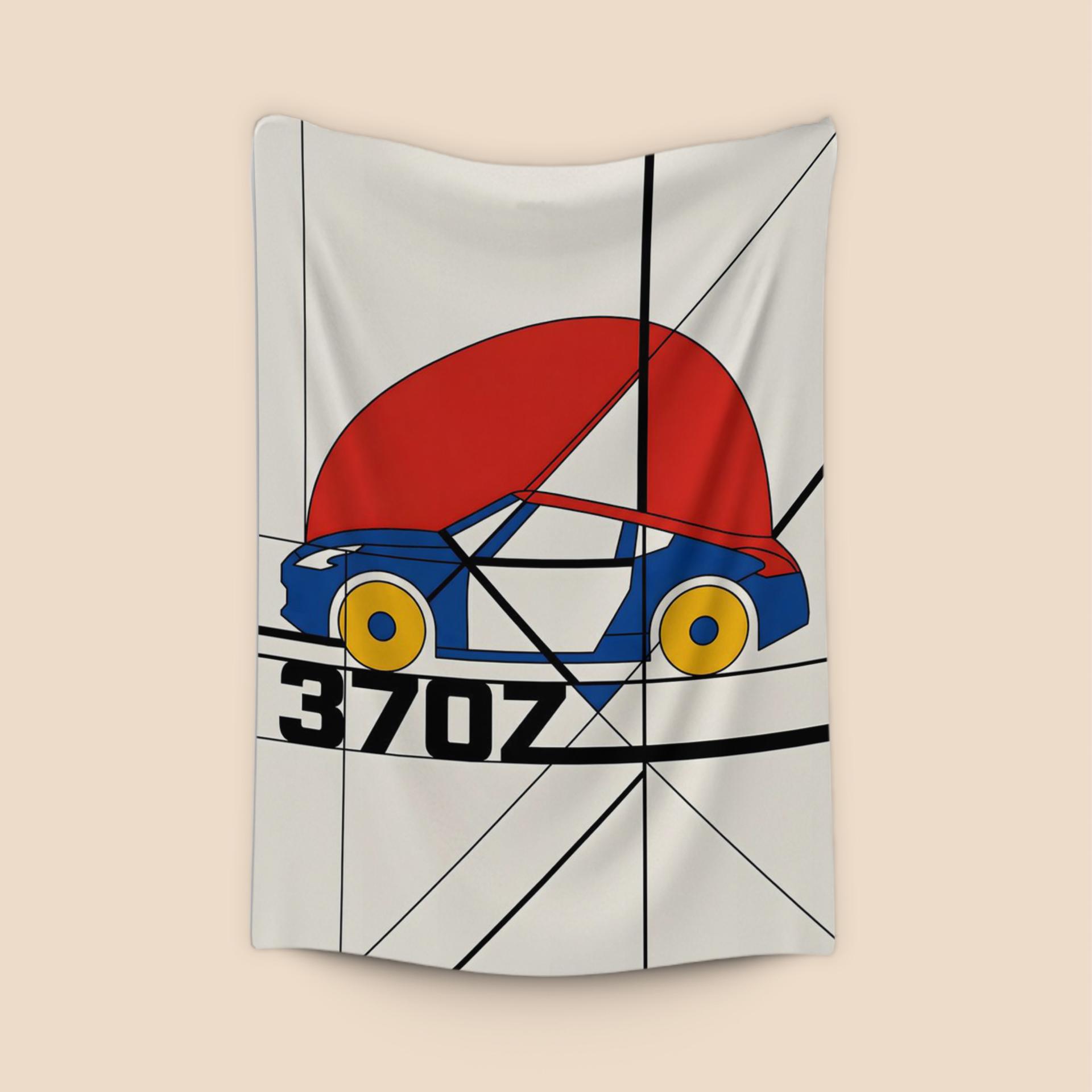 Nissan 370Z De Stijl Modernist Abstract