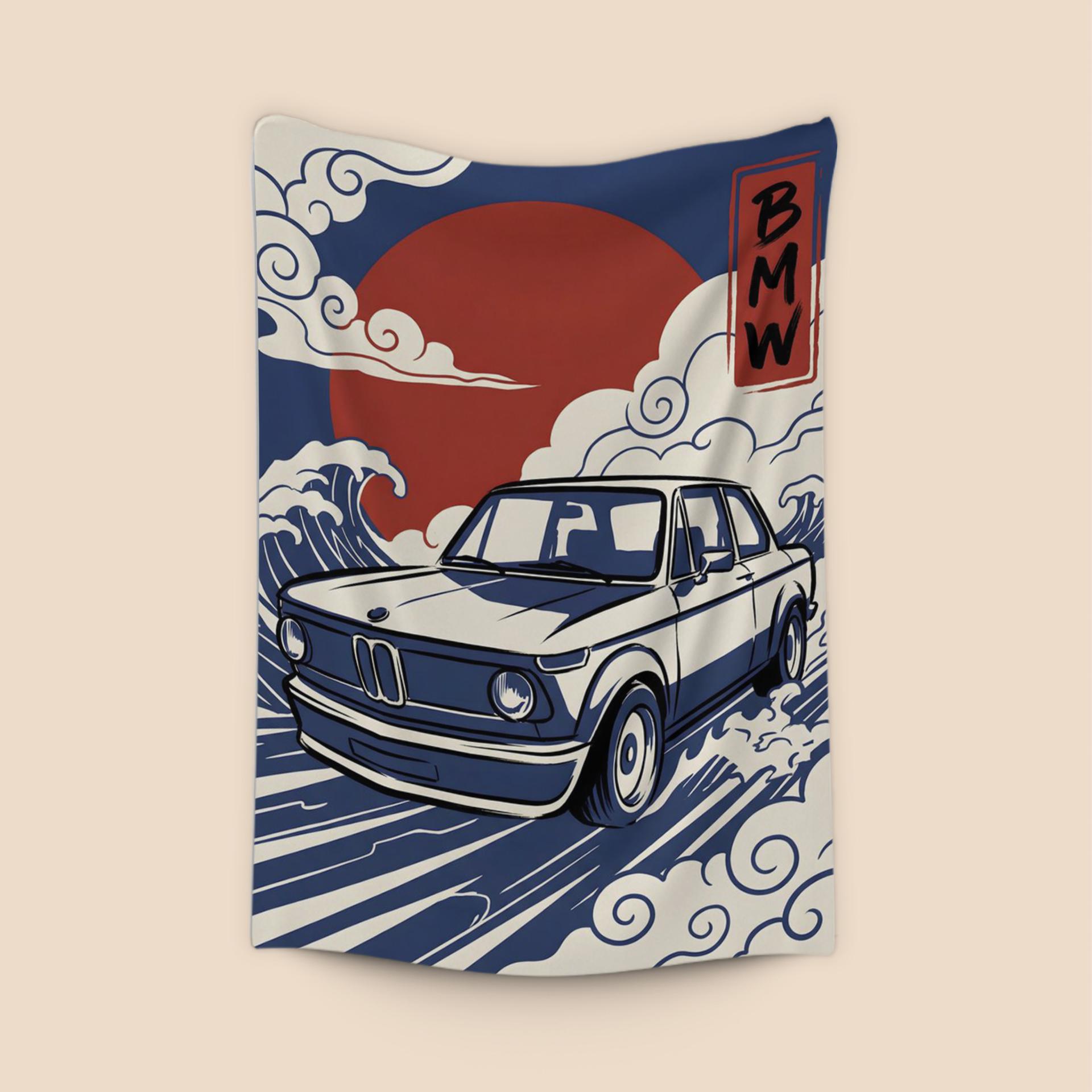 BMW 2002 Great Wave Ukiyo-e Fusion