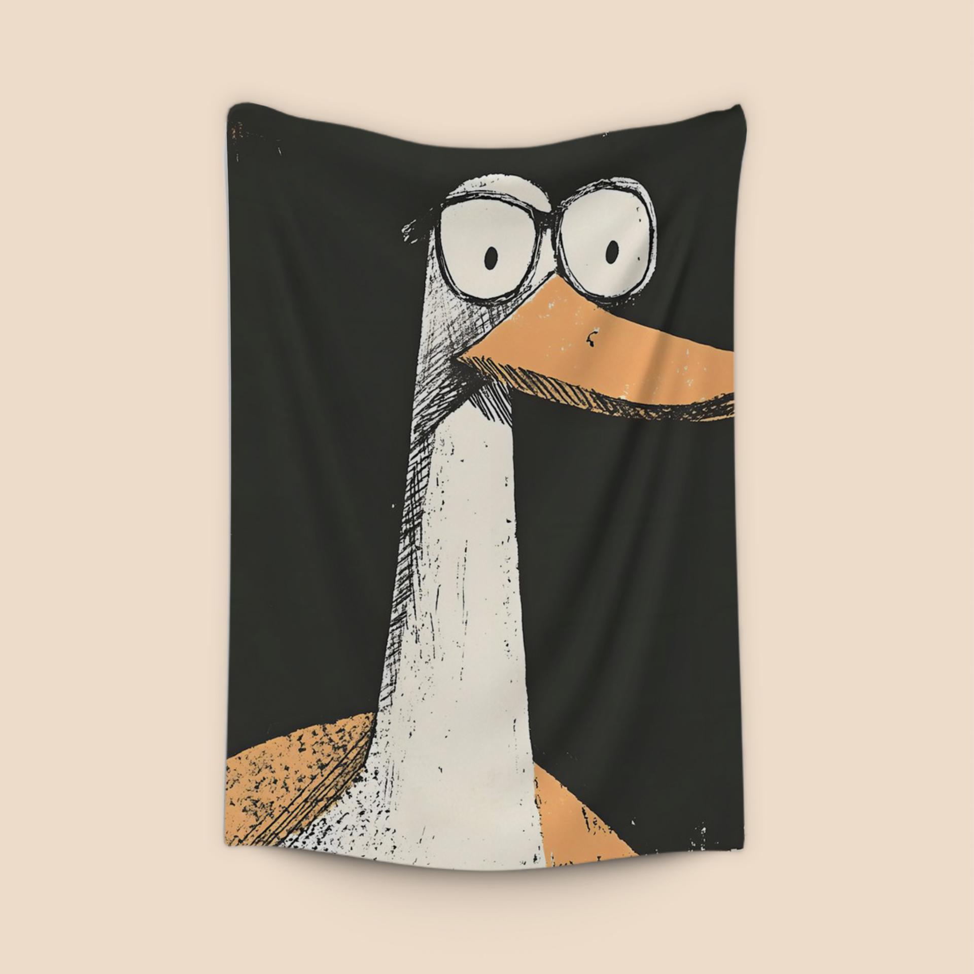 Nerdy Goose with Glasses