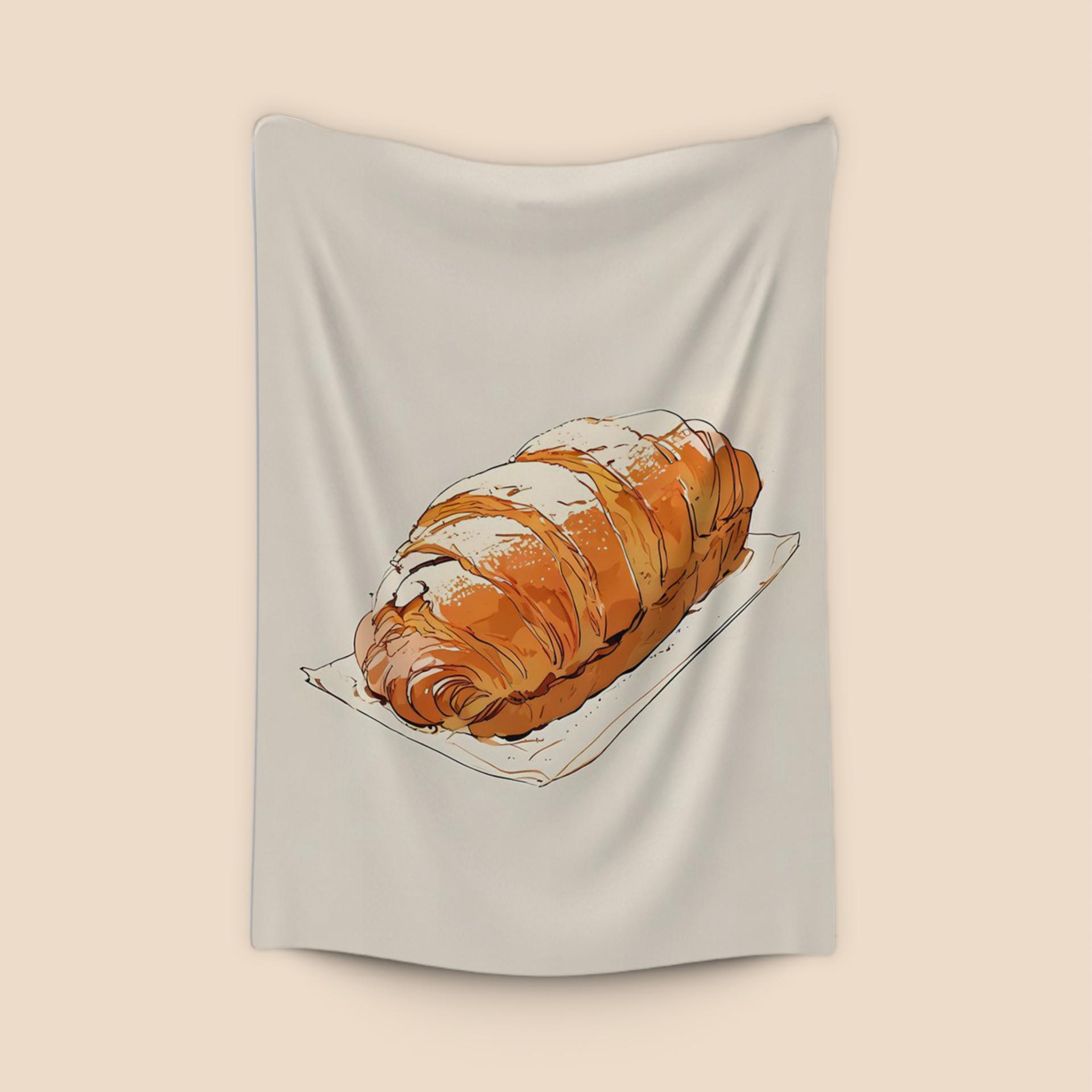 Golden Pastry Sketch