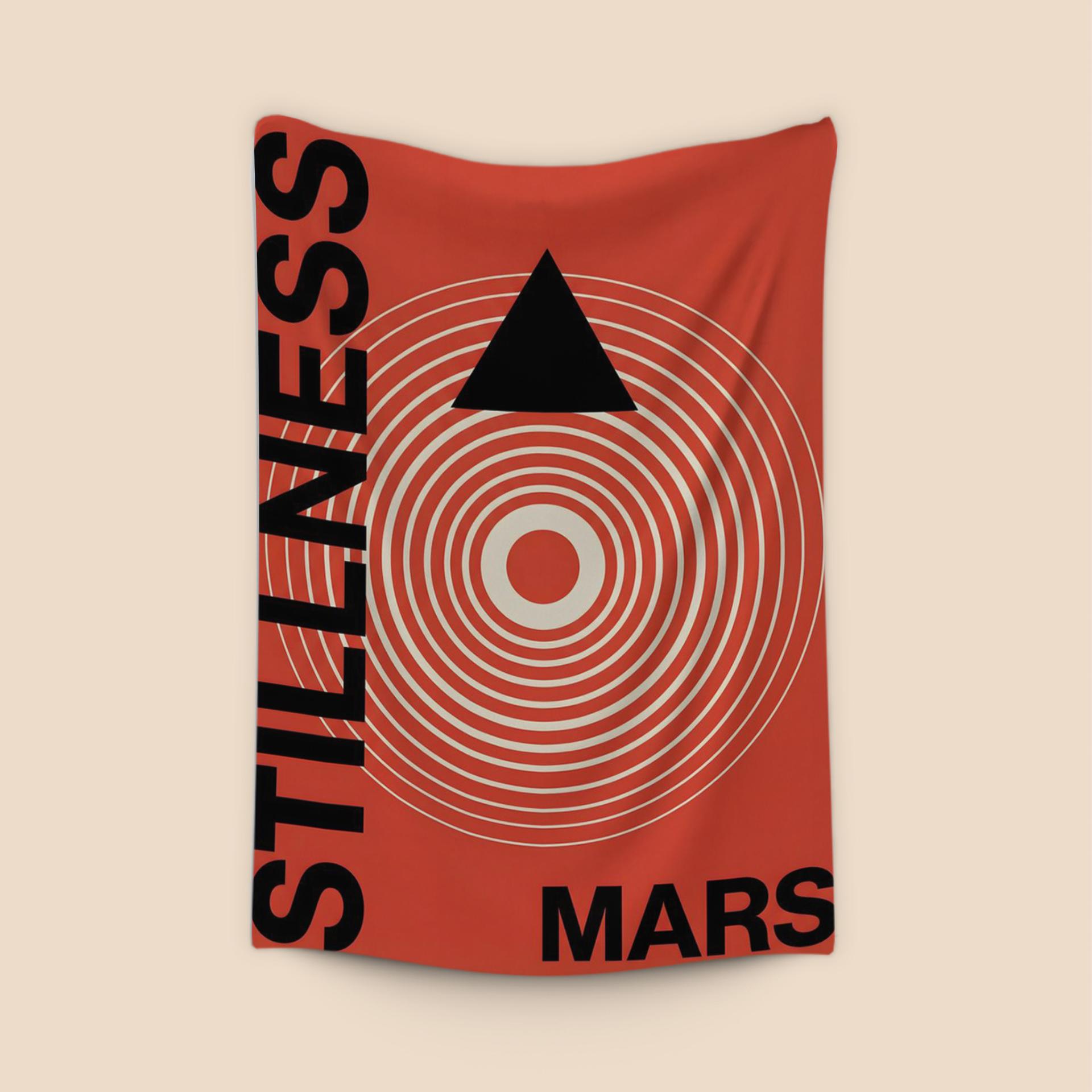 Stillness of Mars Minimalist Poster