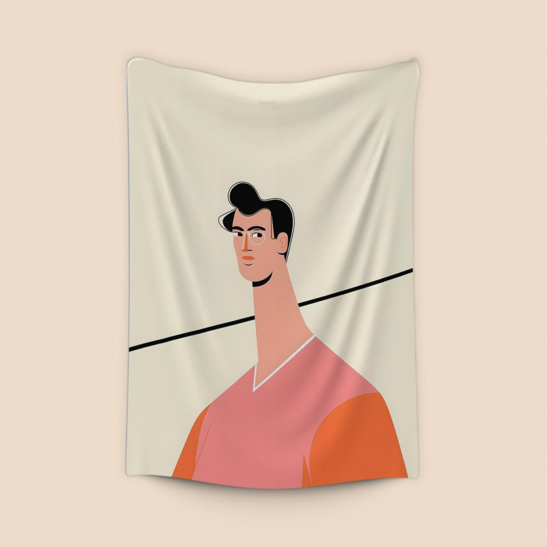 Stylized Long Neck Portrait