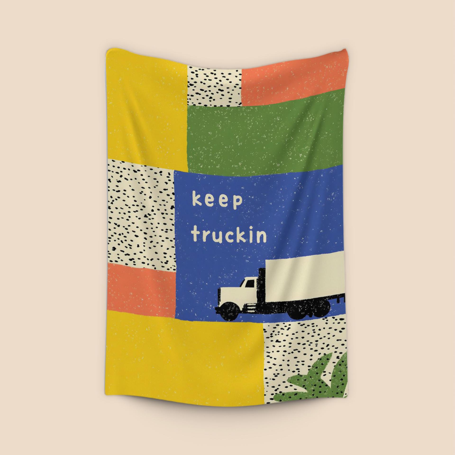 Keep Truckin Collage