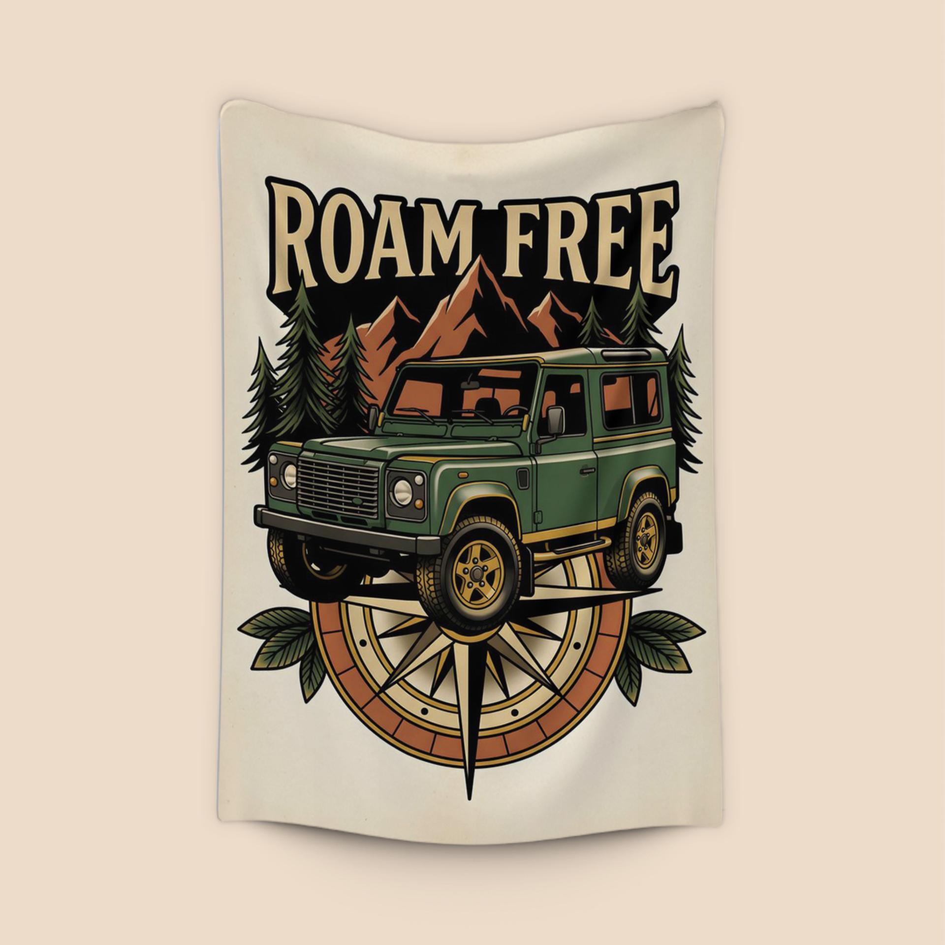 Roam Free Land Rover Defender Adventure Emblem